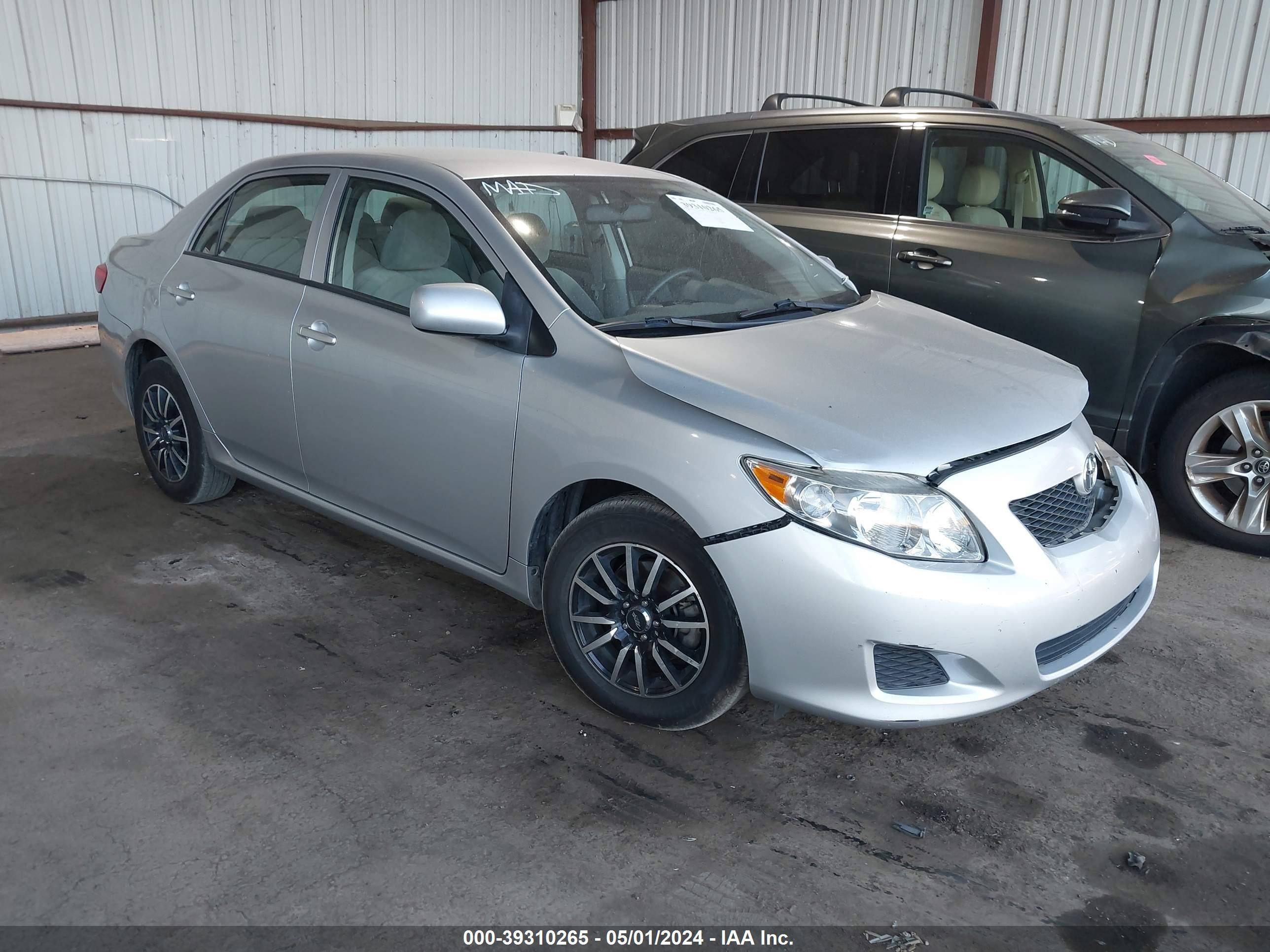 toyota corolla 2009 jtdbl40e09j010344