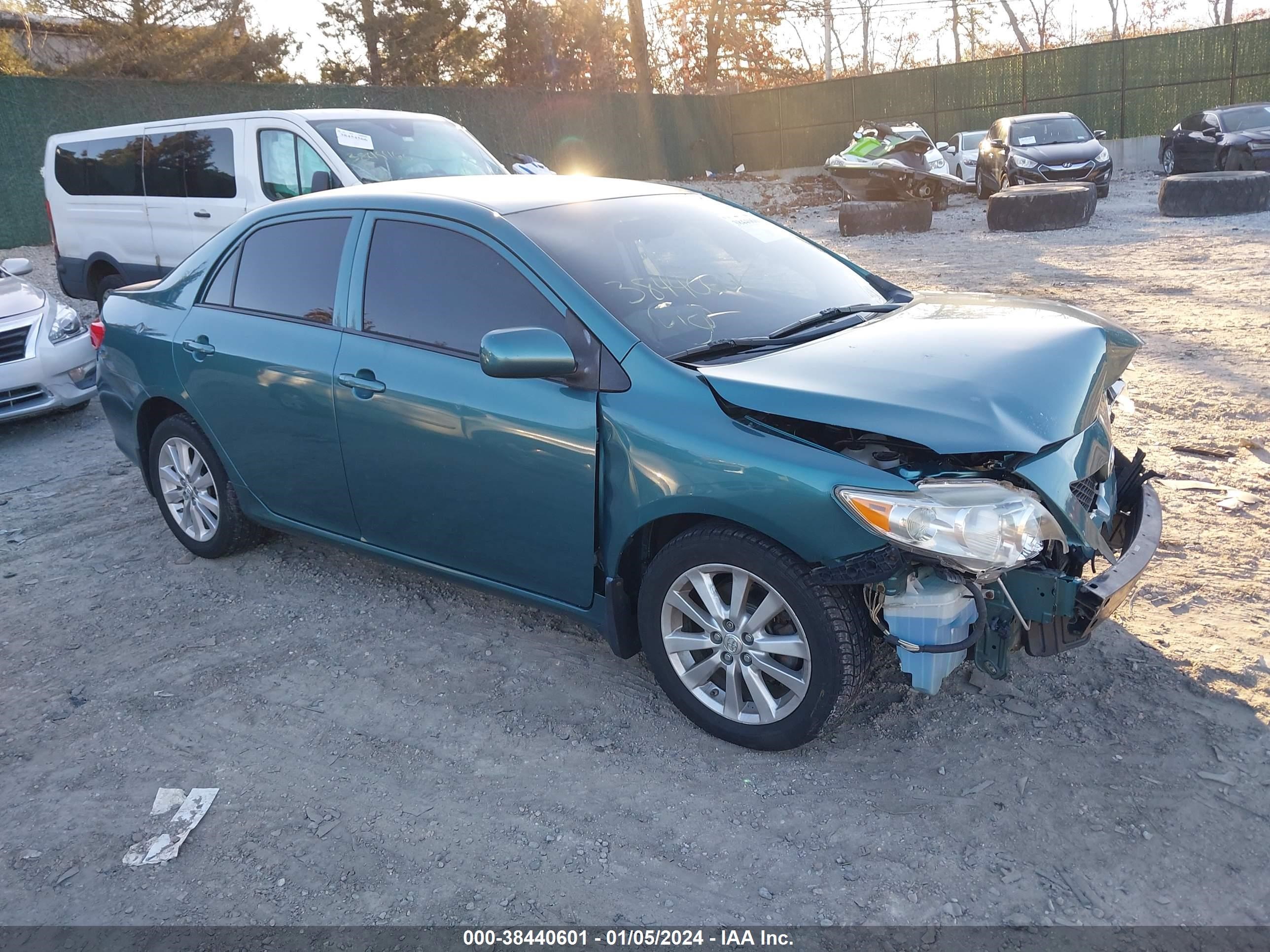 toyota corolla 2009 jtdbl40e09j010456