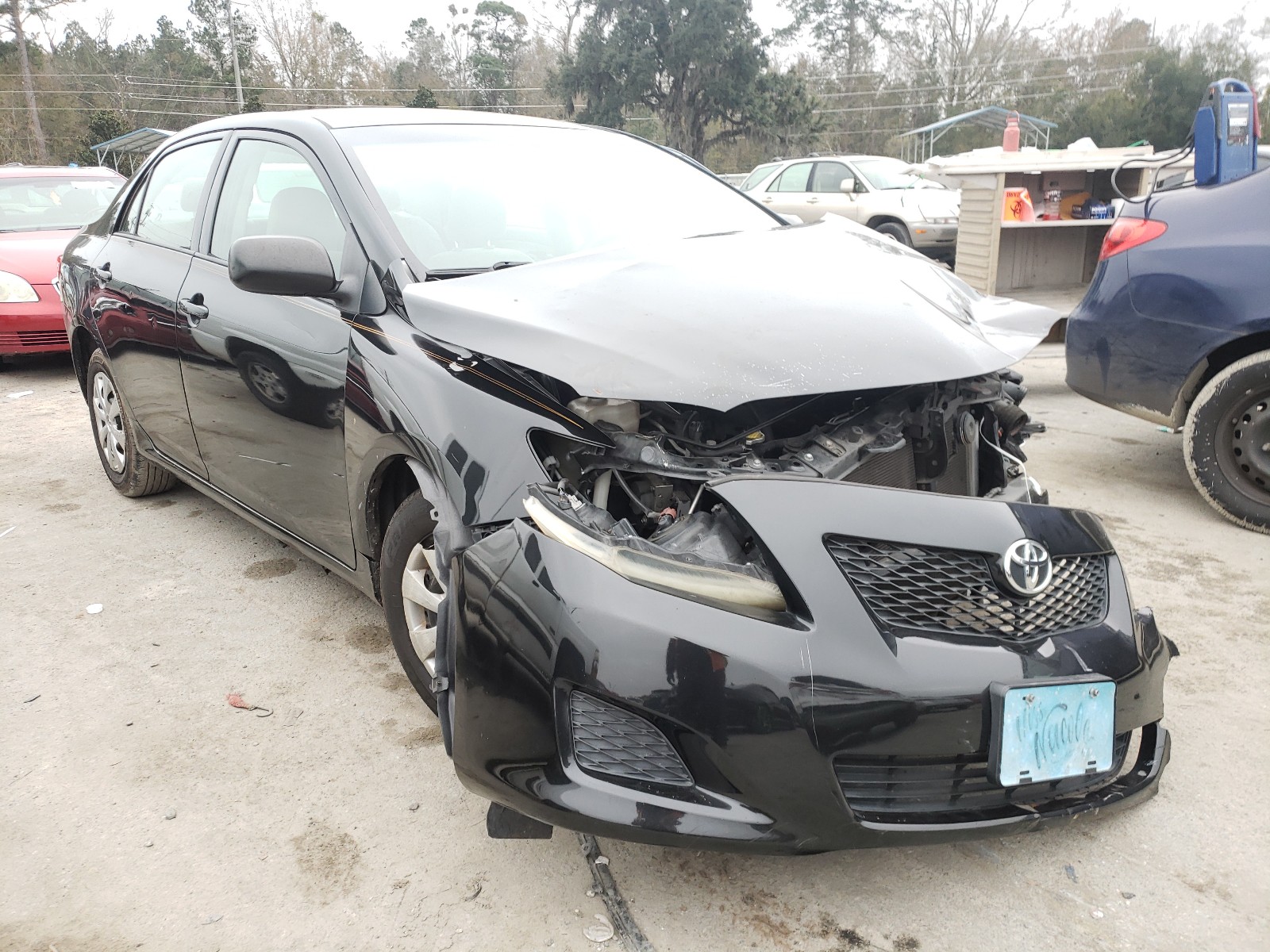 toyota corolla le 2009 jtdbl40e09j046647