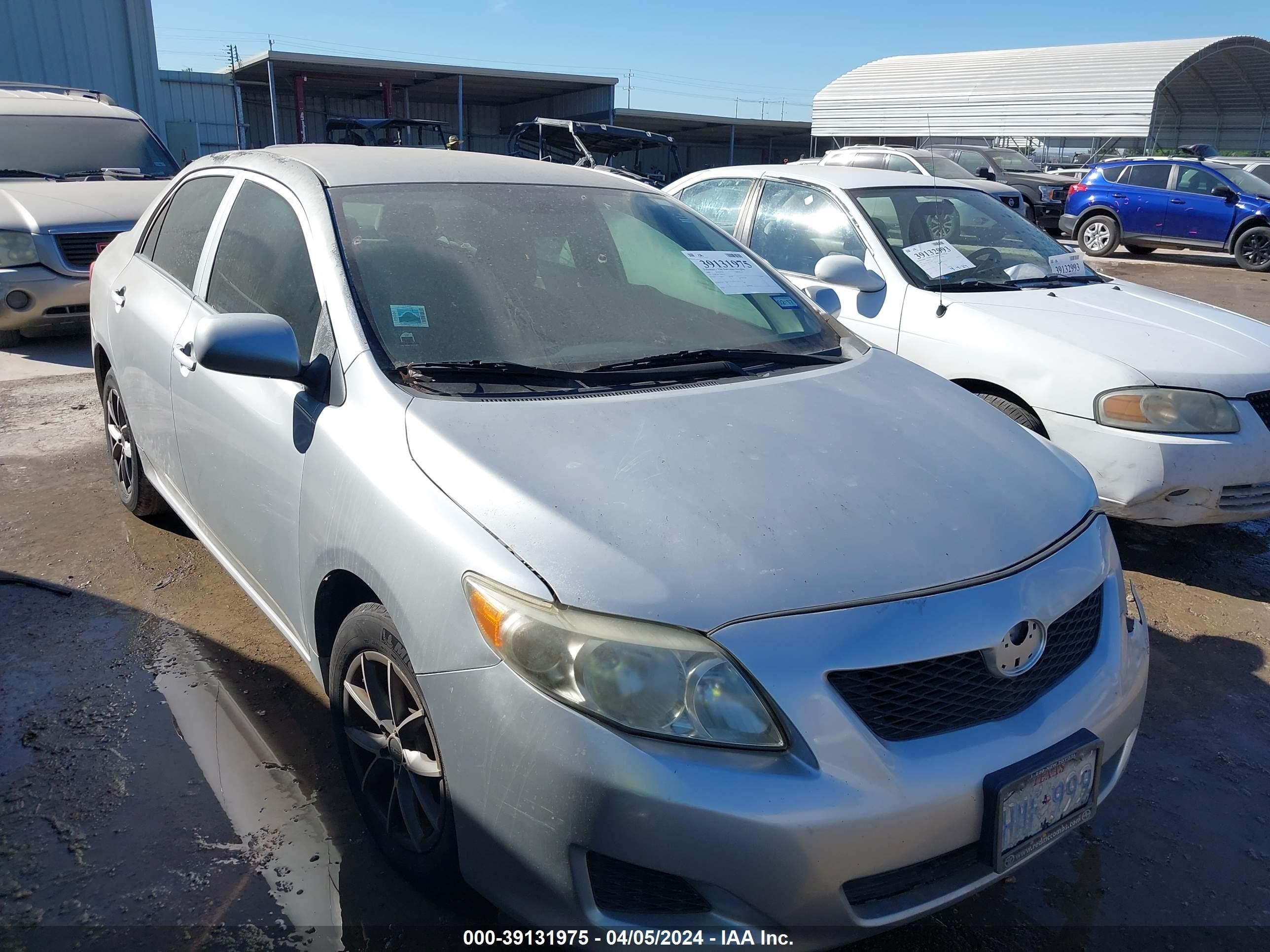 toyota corolla 2009 jtdbl40e19j002317