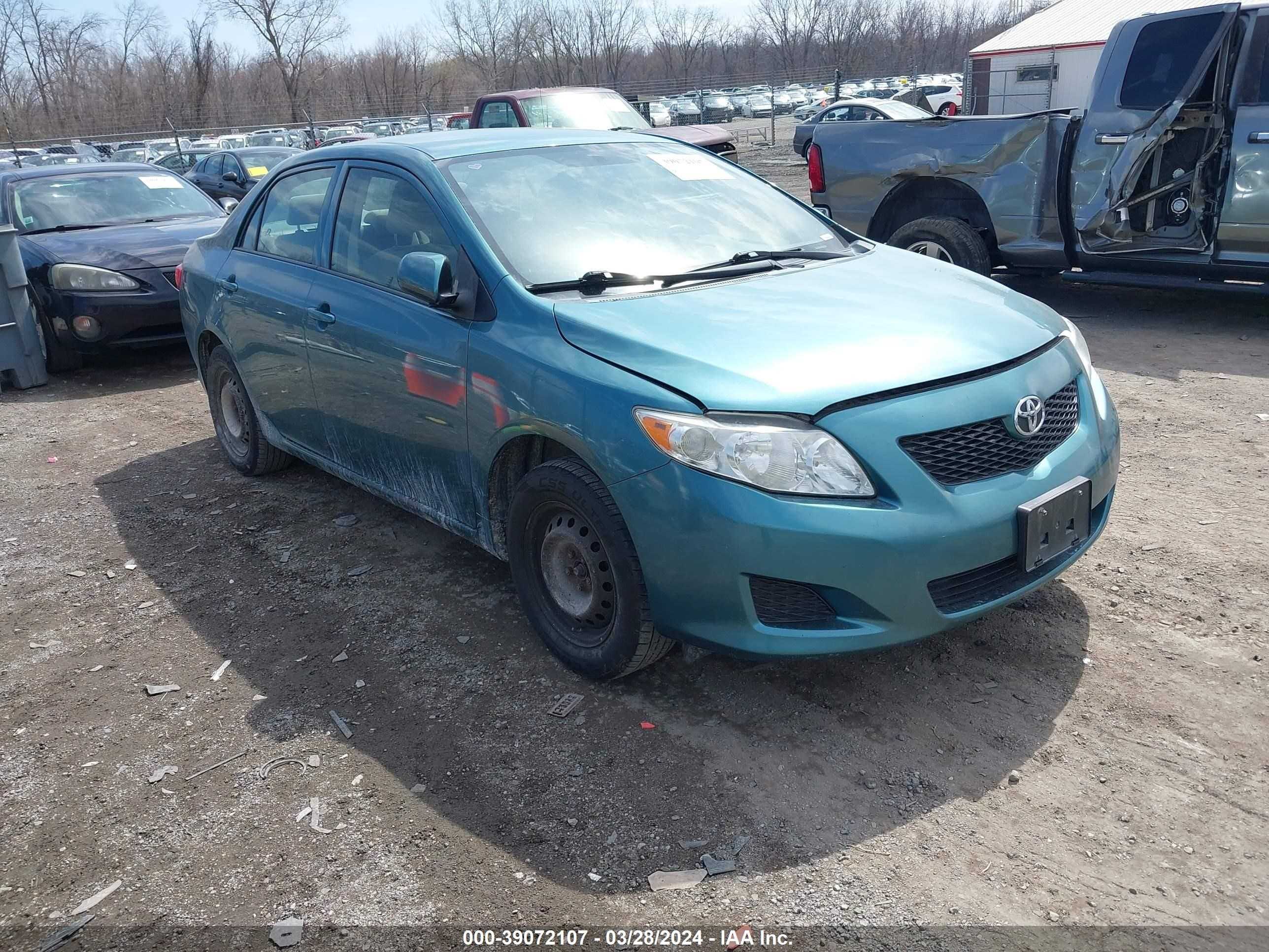 toyota corolla 2009 jtdbl40e499027584