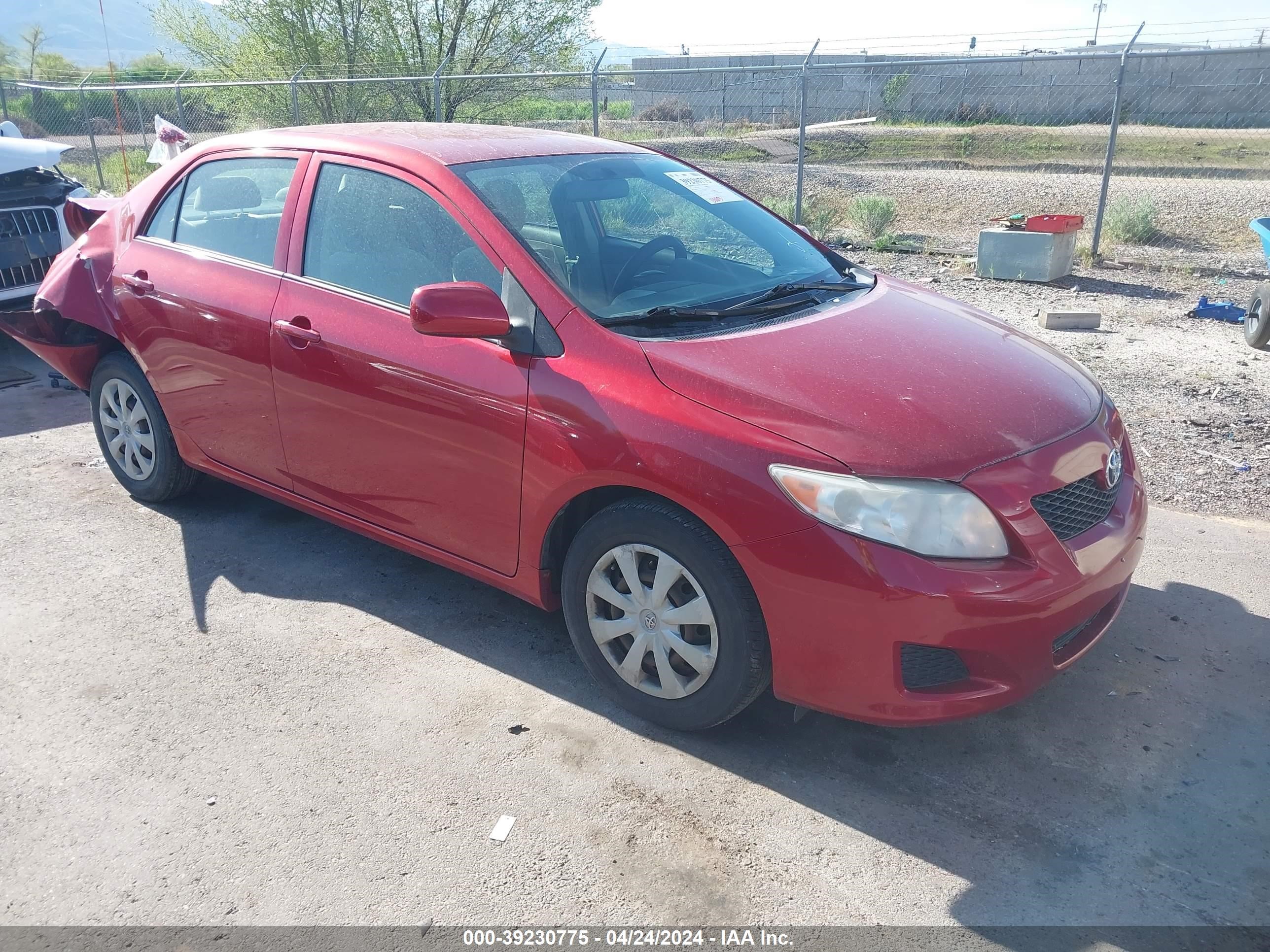 toyota corolla 2009 jtdbl40e499084383