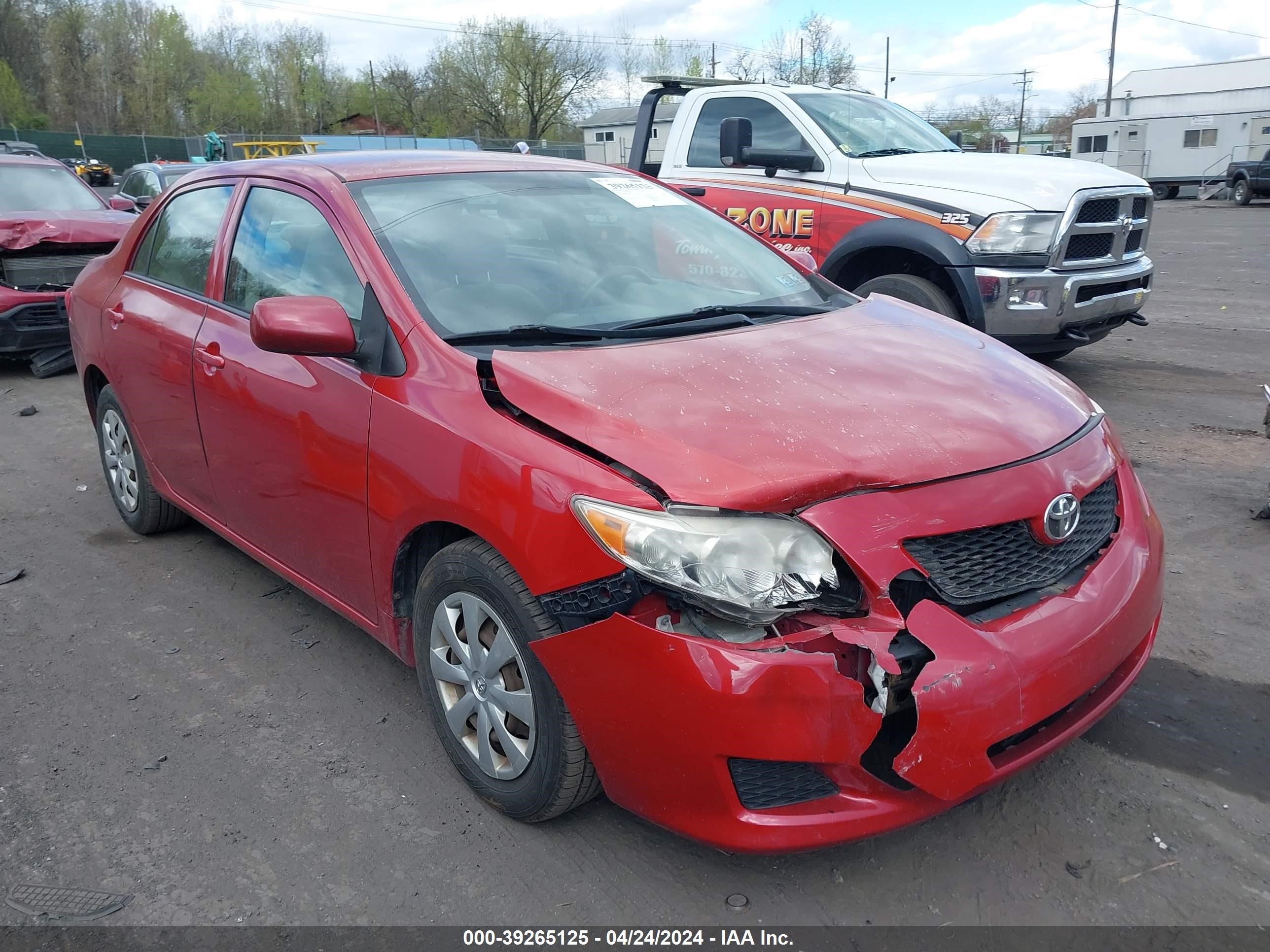 toyota corolla 2009 jtdbl40e499085016