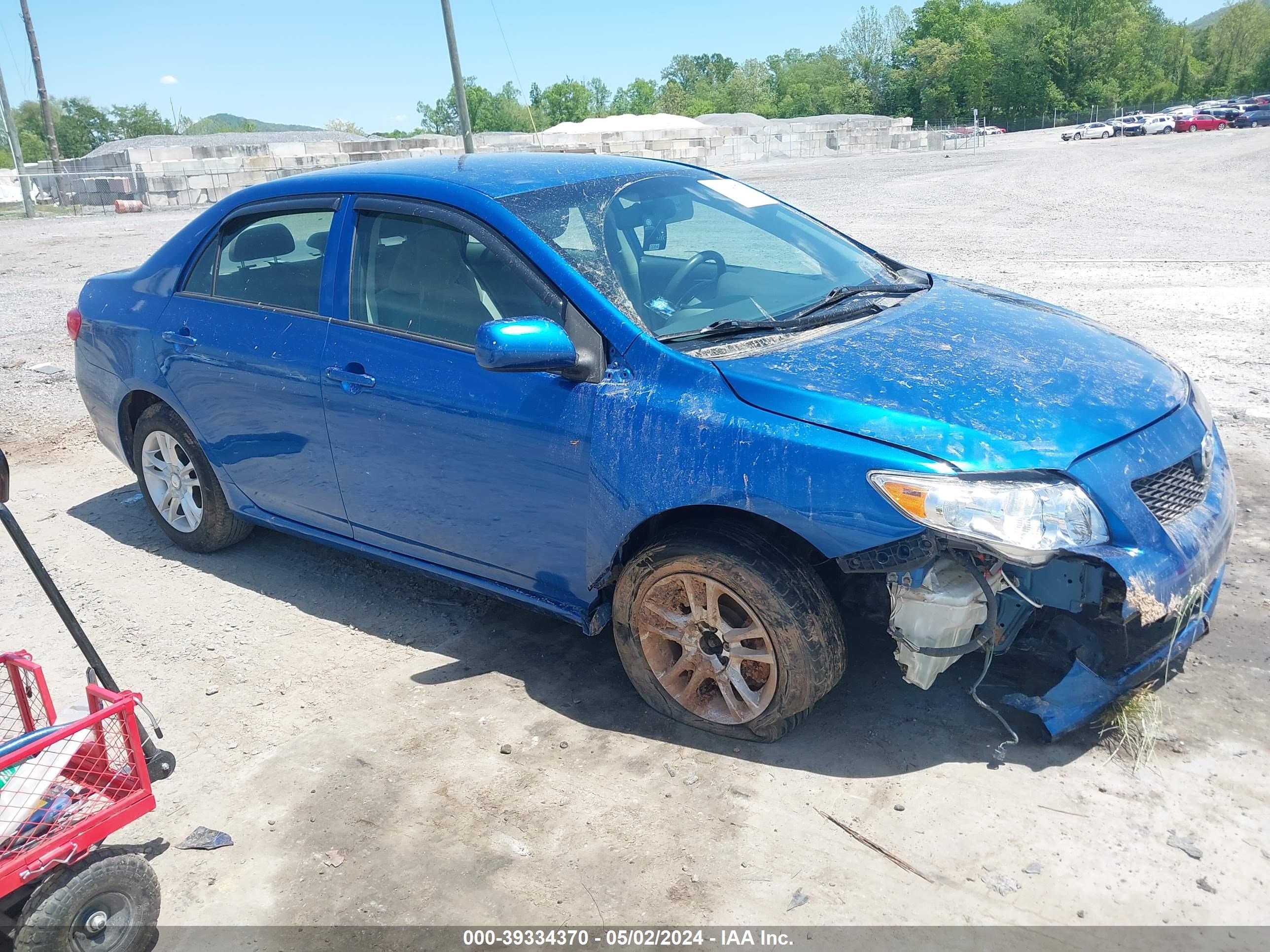 toyota corolla 2009 jtdbl40e59j033005