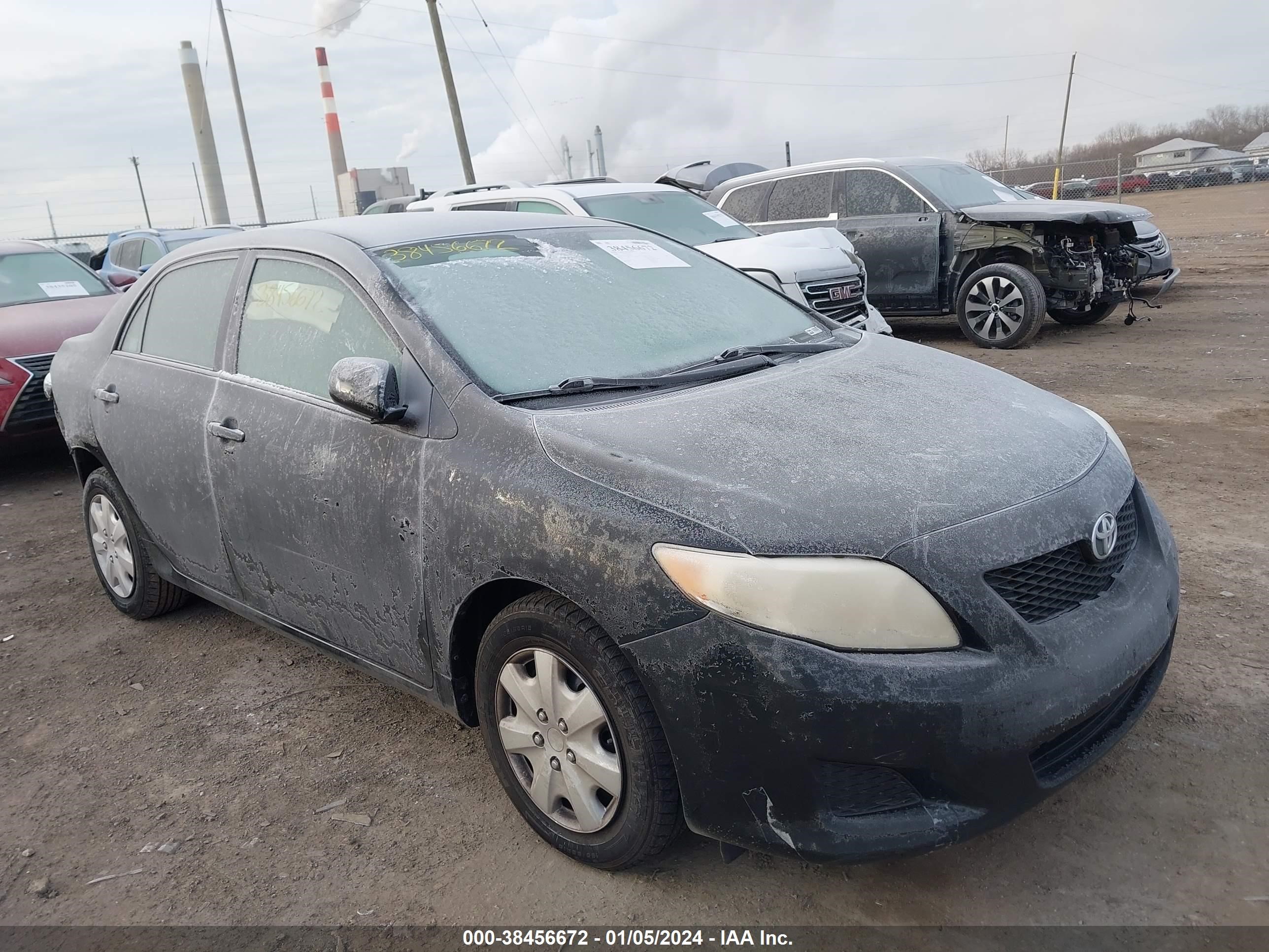 toyota corolla 2009 jtdbl40e59j053786