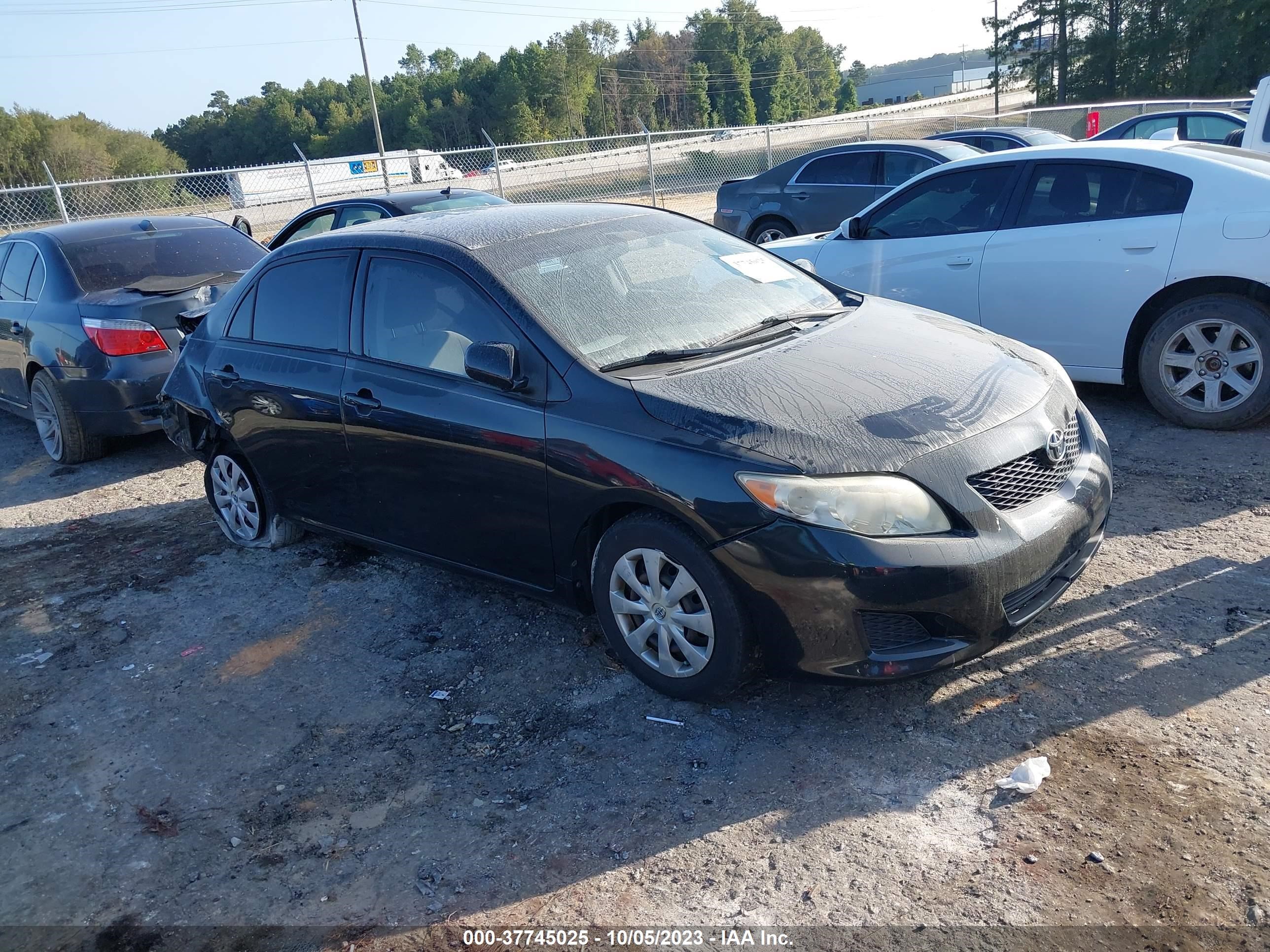 toyota corolla 2009 jtdbl40e79j045110