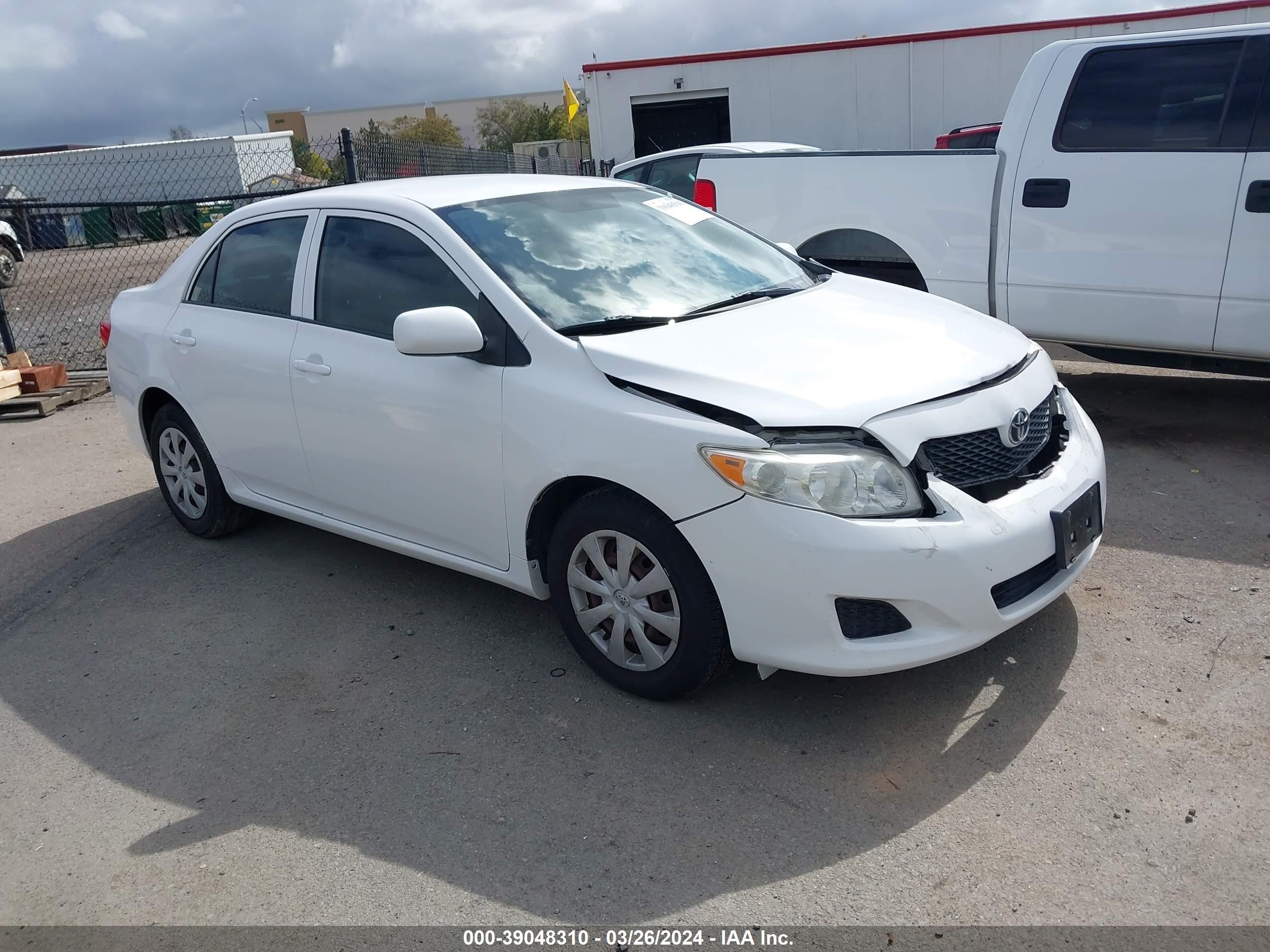 toyota corolla 2009 jtdbl40e99j042192