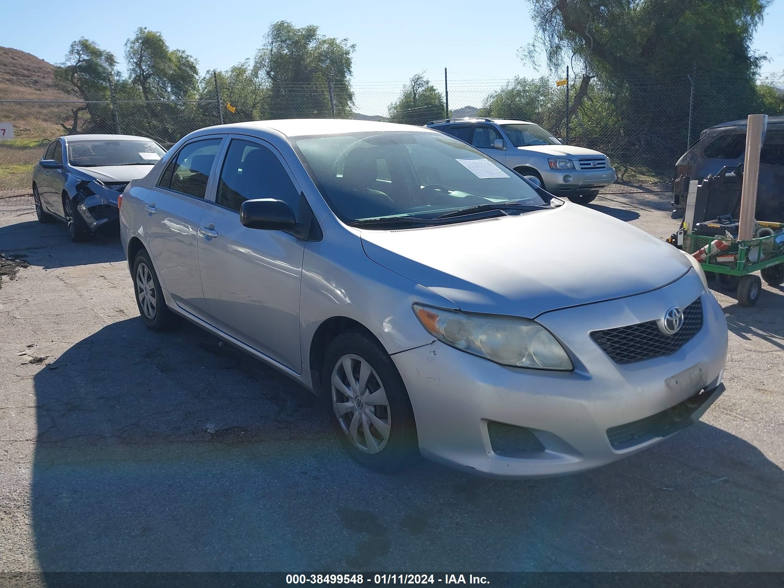 toyota corolla 2009 jtdbl40ex99029694