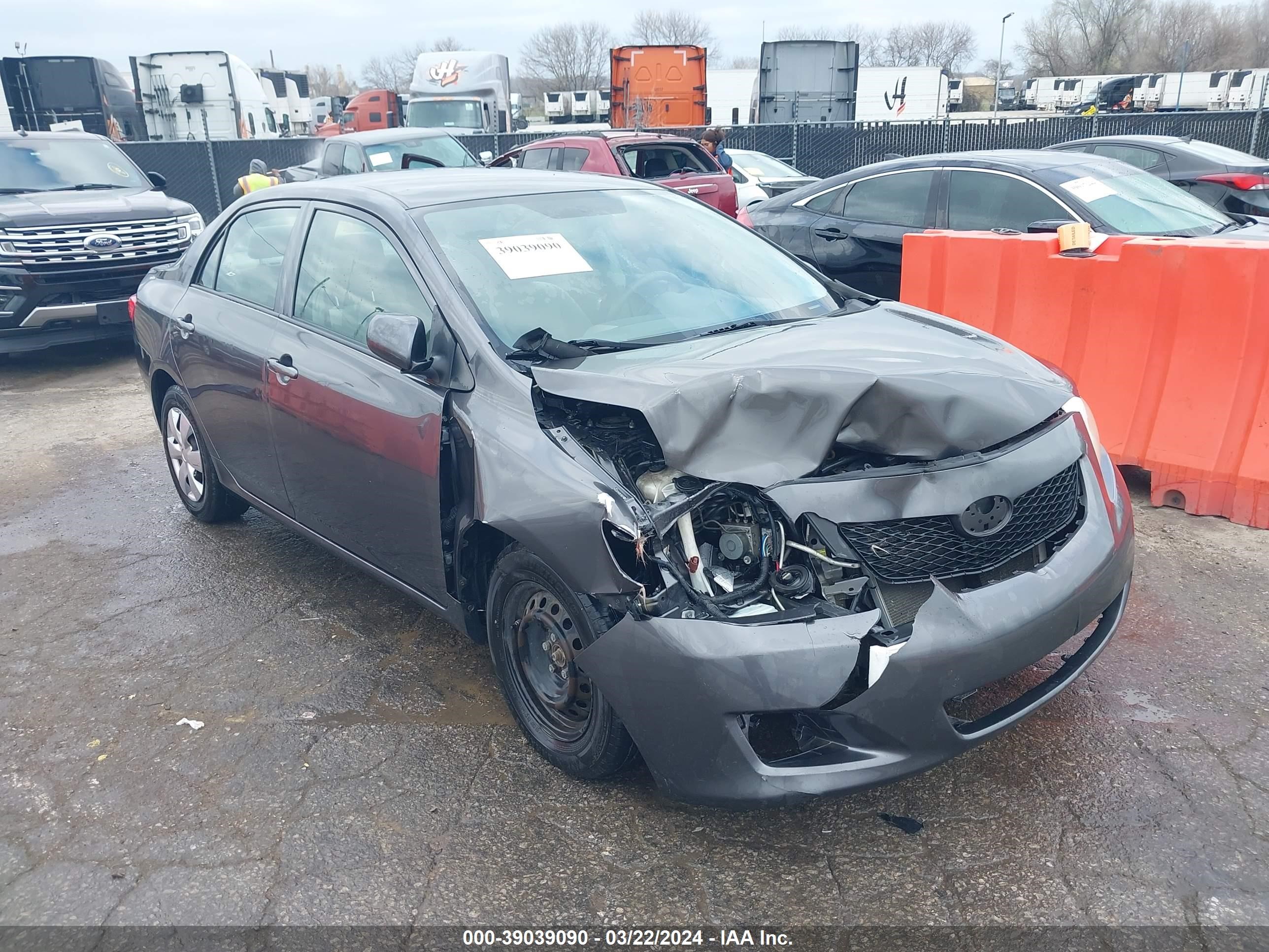 toyota corolla 2009 jtdbl40ex9j027104