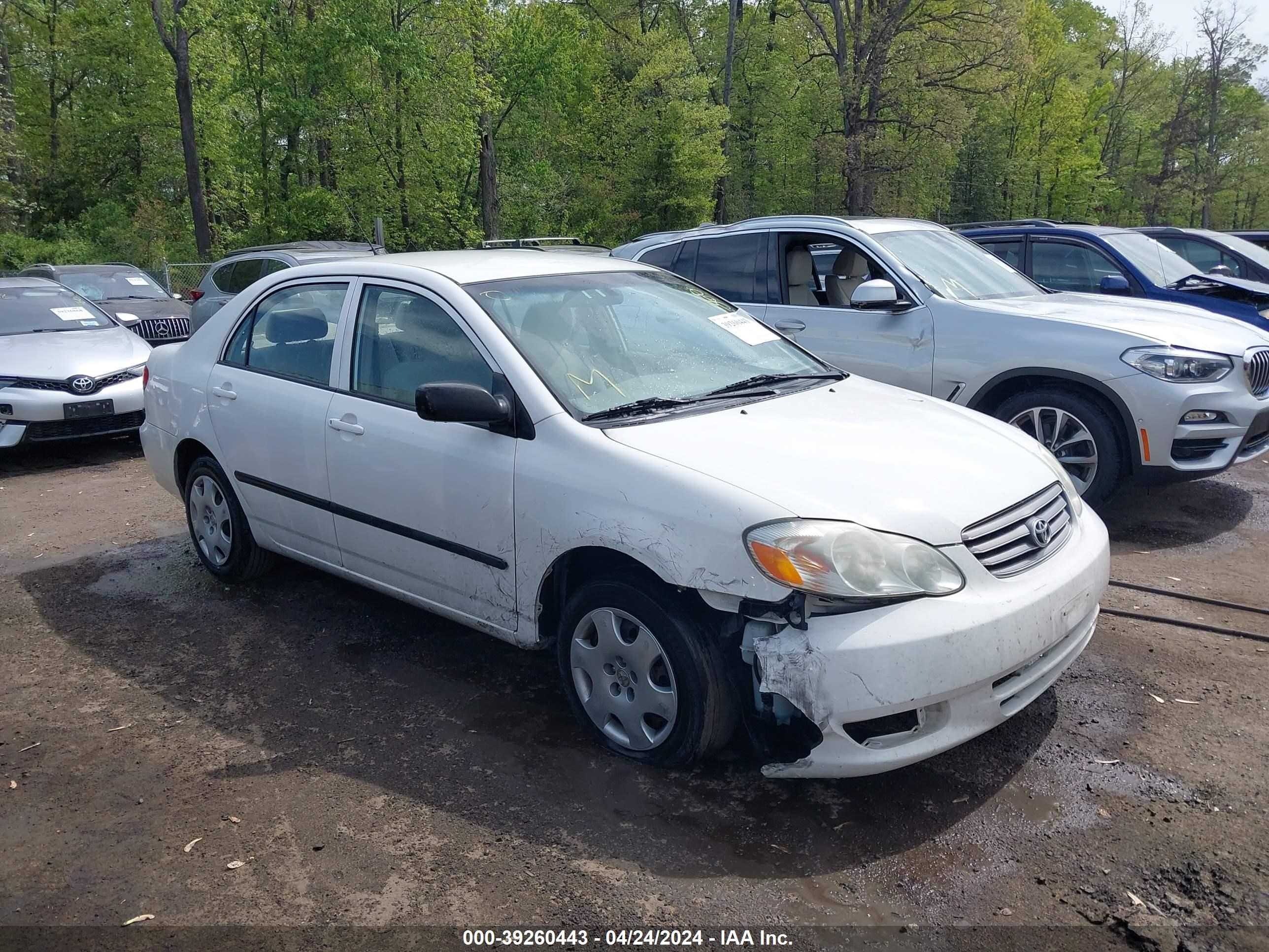 toyota corolla 2003 jtdbr32e330025200