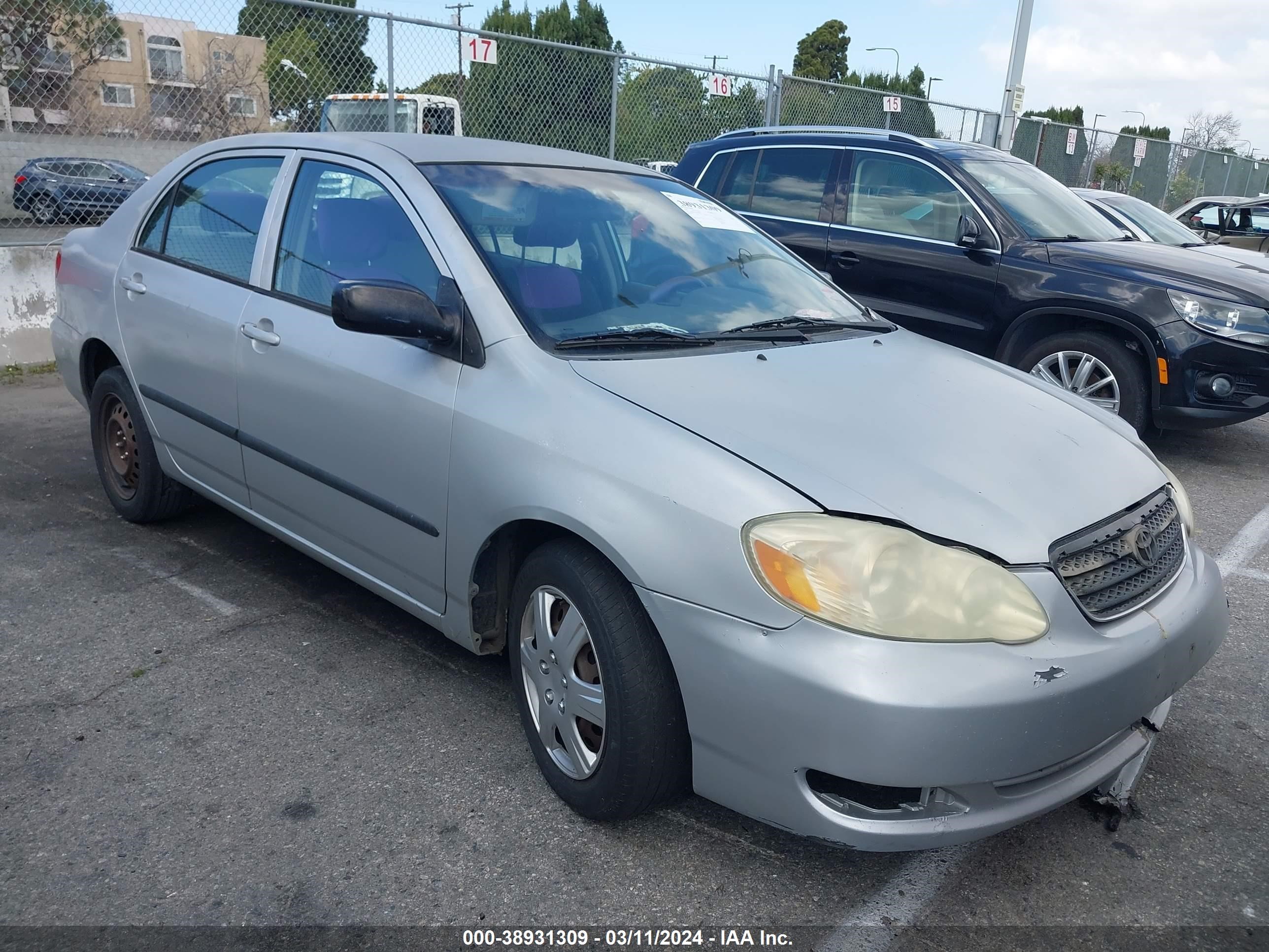 toyota corolla 2006 jtdbr32e360090519