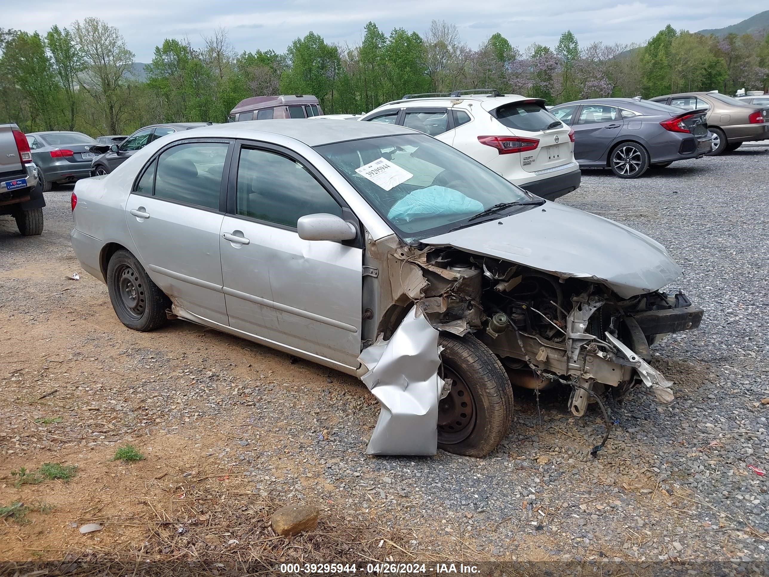 toyota corolla 2006 jtdbr32e660075027