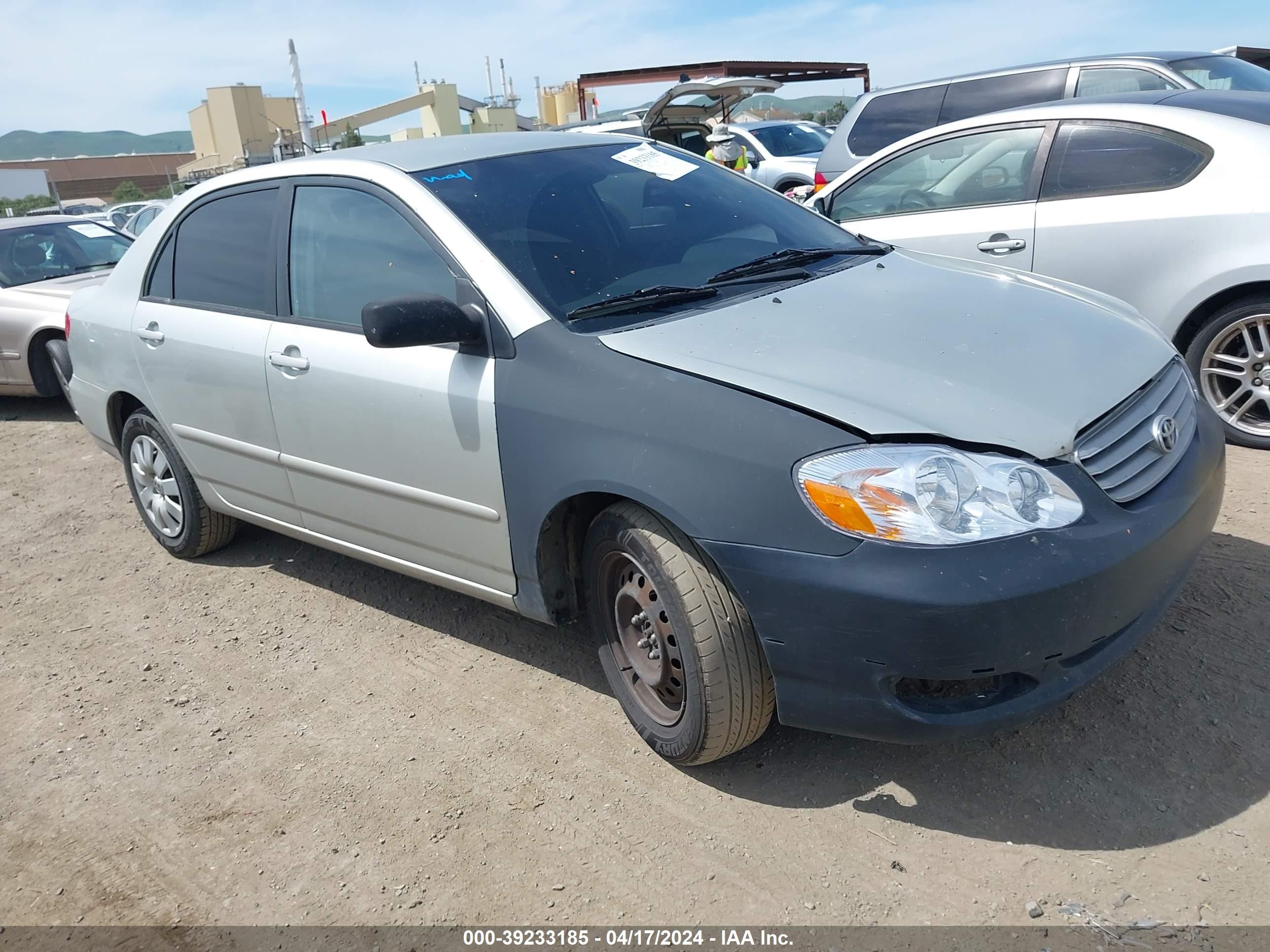 toyota corolla 2003 jtdbr32e730008397