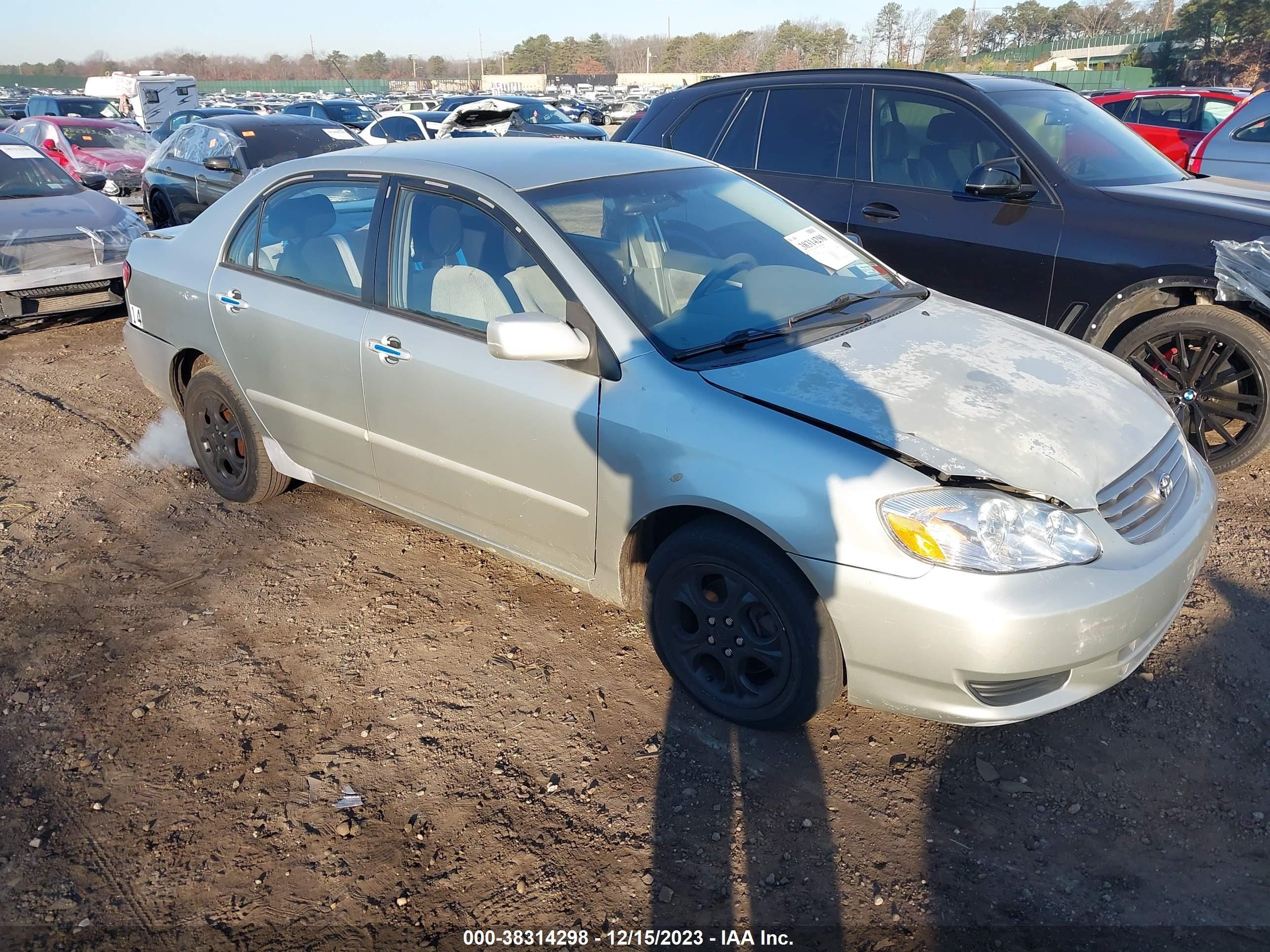 toyota corolla 2003 jtdbr32e930018896