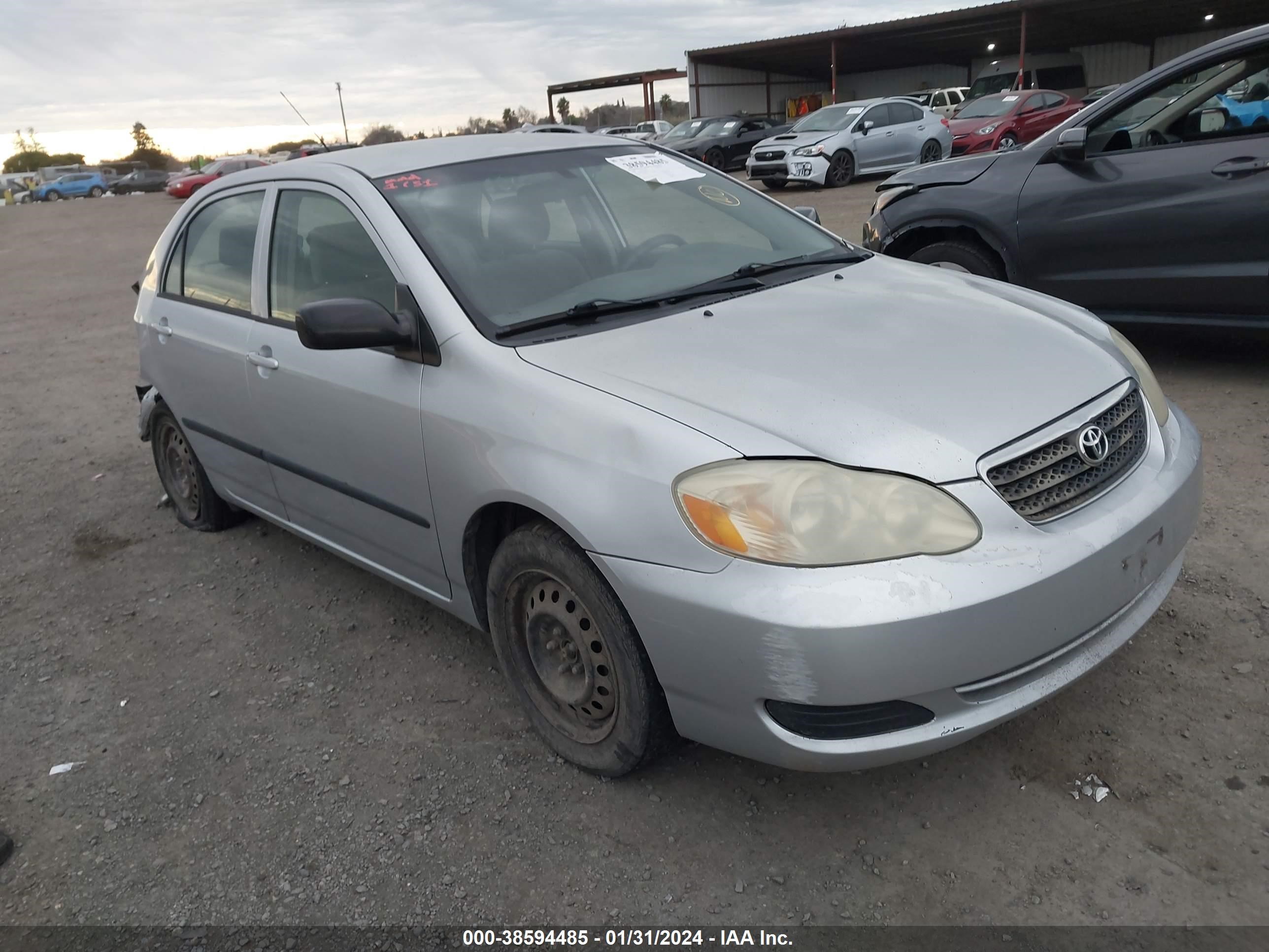 toyota corolla 2006 jtdbr32e960087317