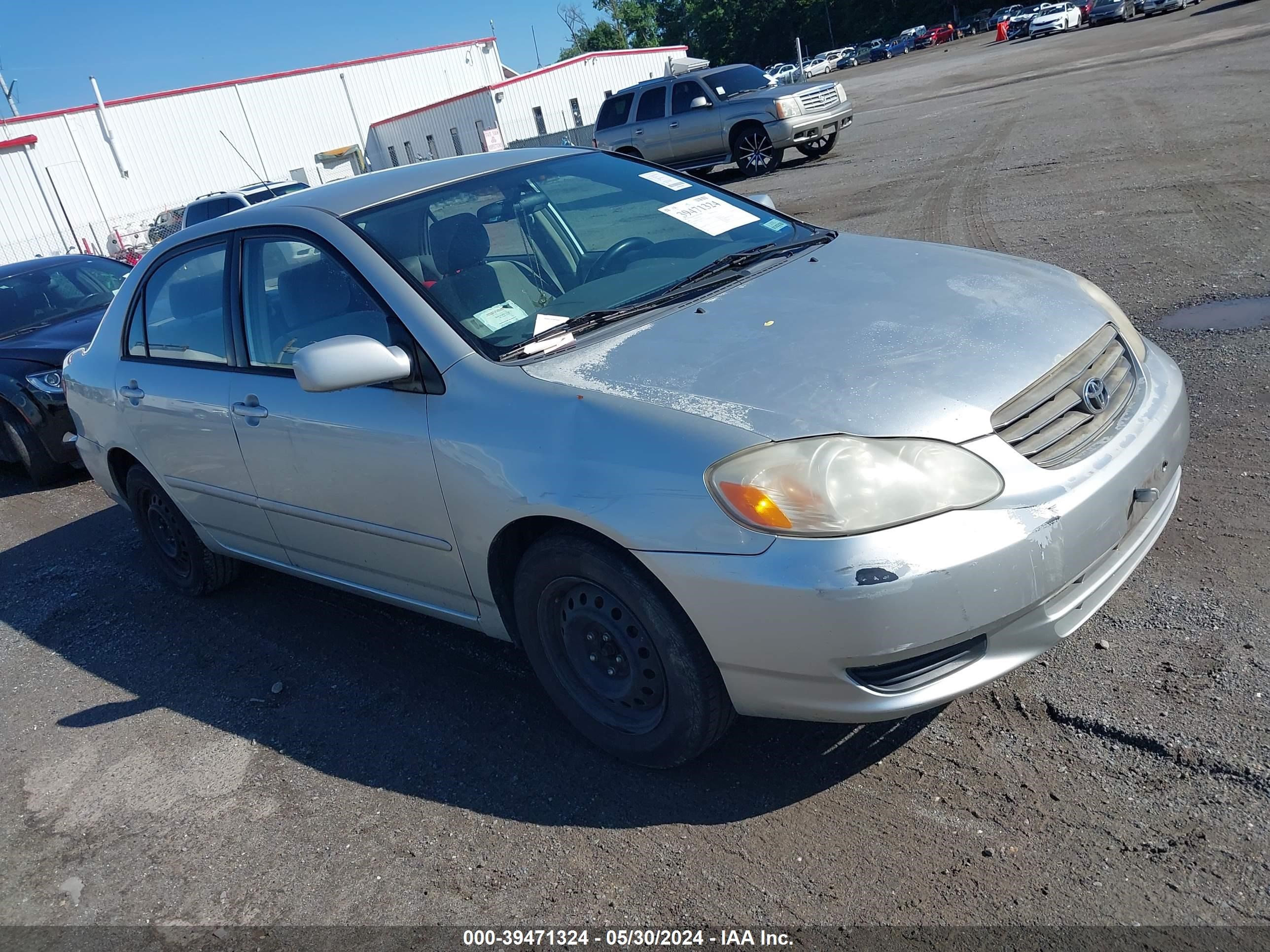 toyota corolla 2003 jtdbr32ex32012335