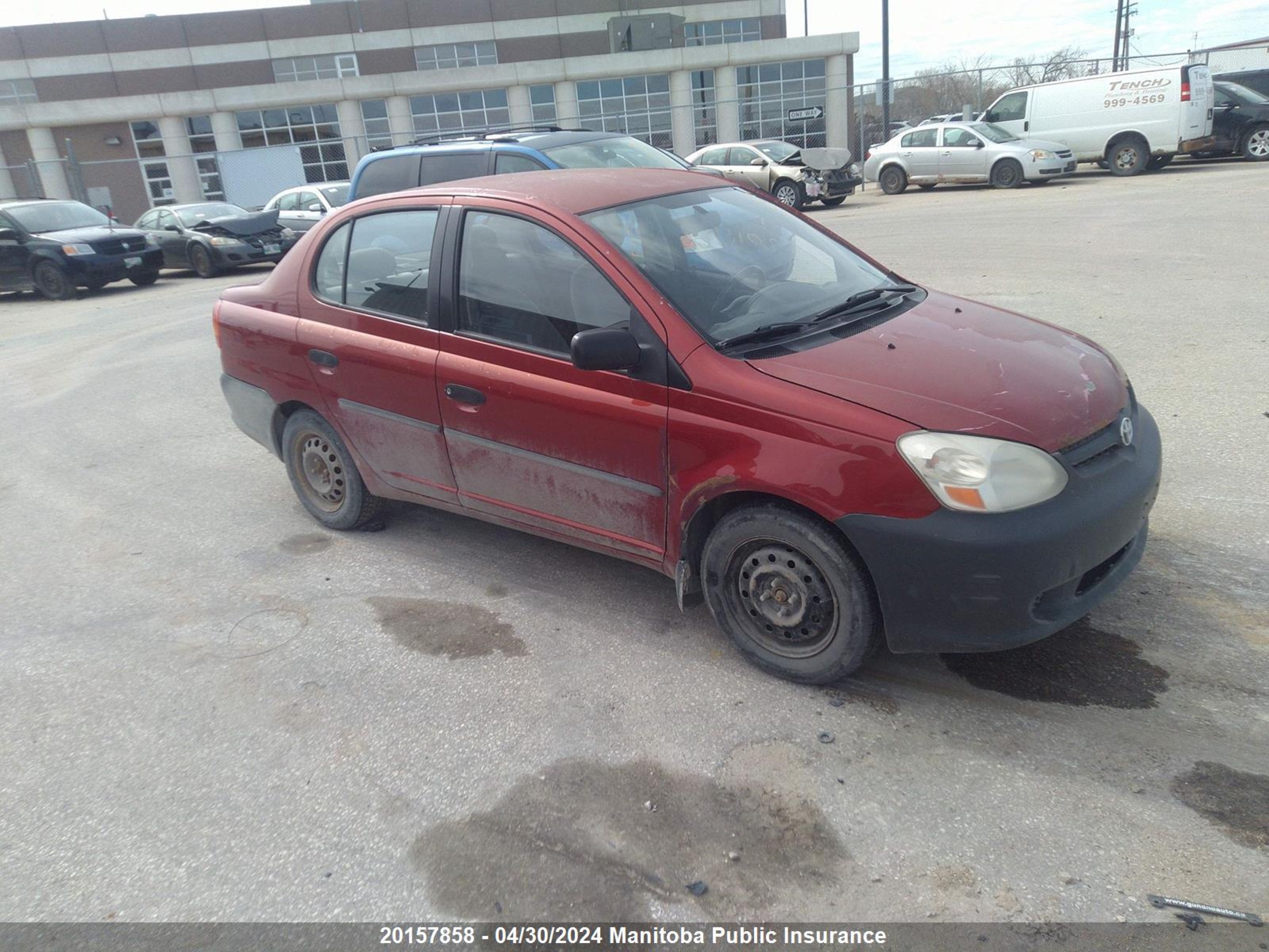 toyota echo 2004 jtdbt123040320437