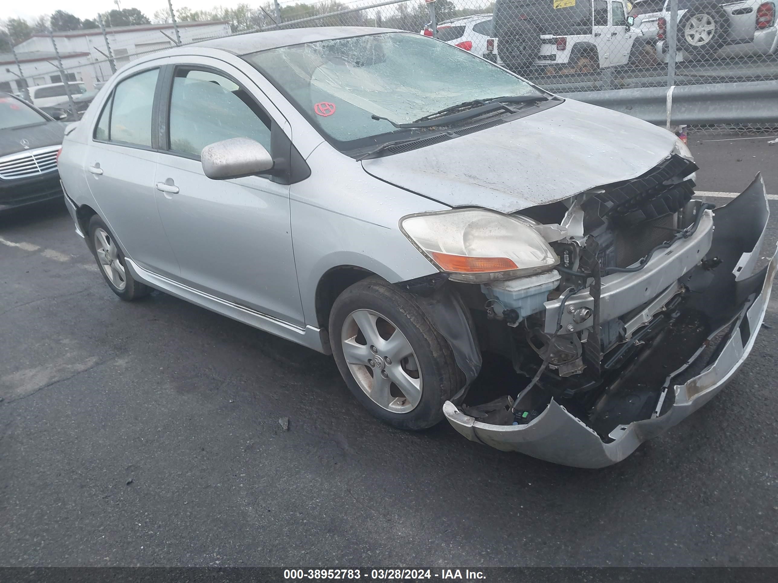 toyota yaris 2007 jtdbt923171115464