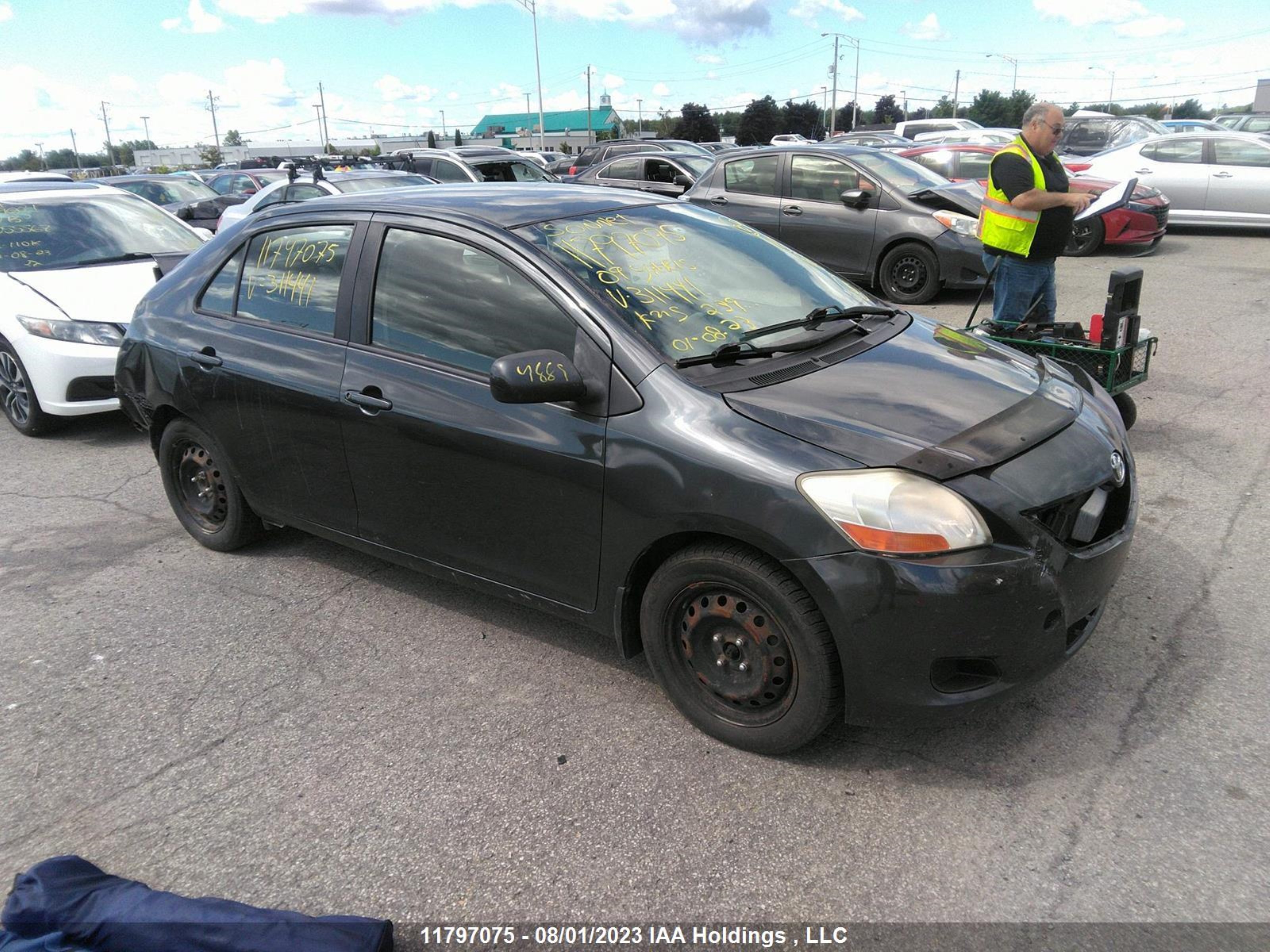 toyota yaris 2009 jtdbt923191311441