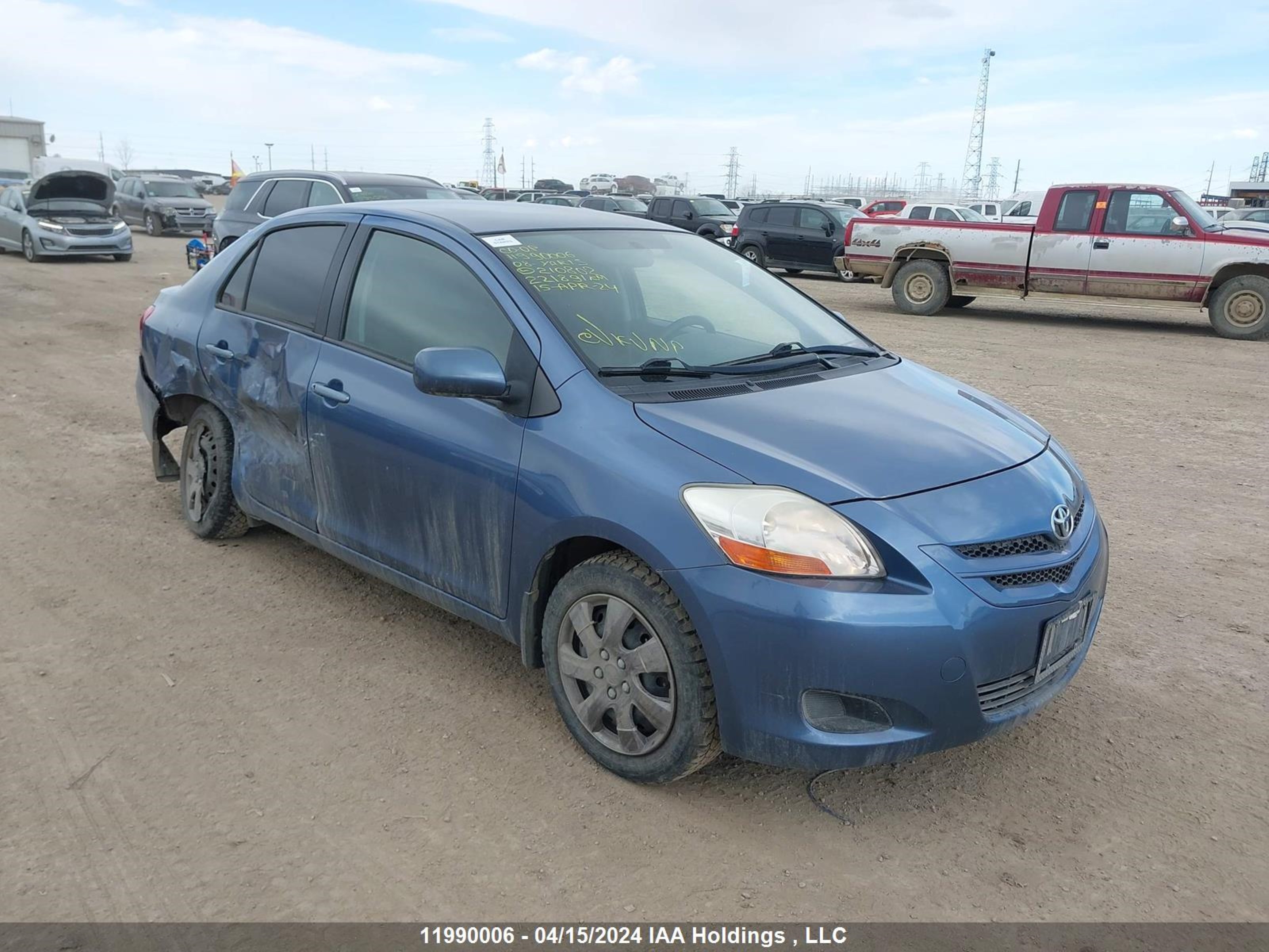 toyota yaris 2008 jtdbt923881210802