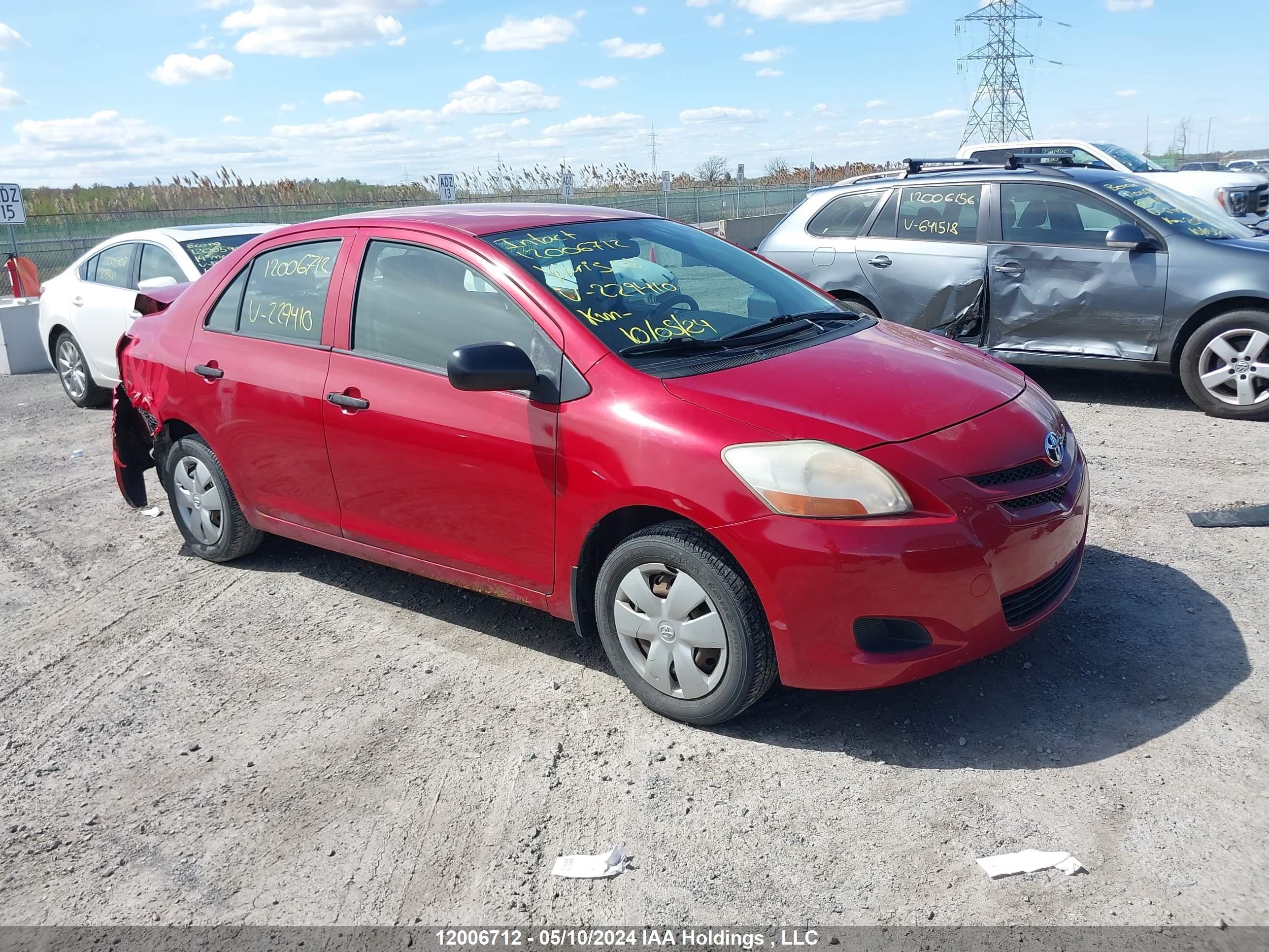 toyota yaris 2008 jtdbt923981229410