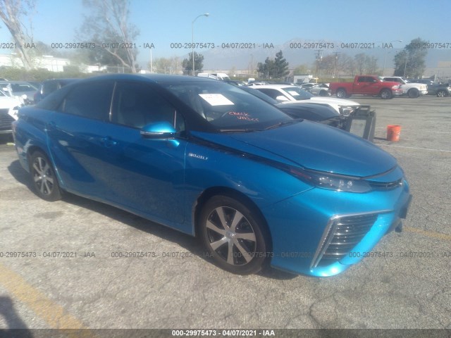 toyota mirai 2017 jtdbvrbd8ha003765