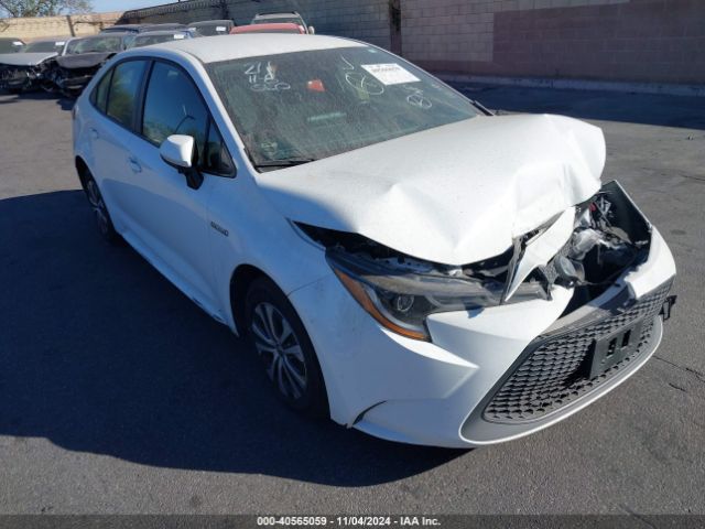 toyota corolla le 2021 jtdeamde0mj002878