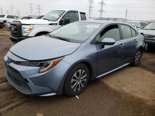 toyota corolla le 2021 jtdeamde6mj027171