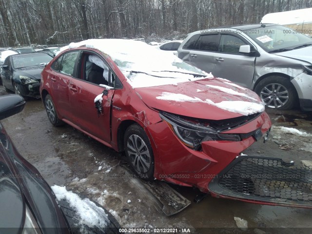 toyota corolla 2021 jtdeamde7mj016261