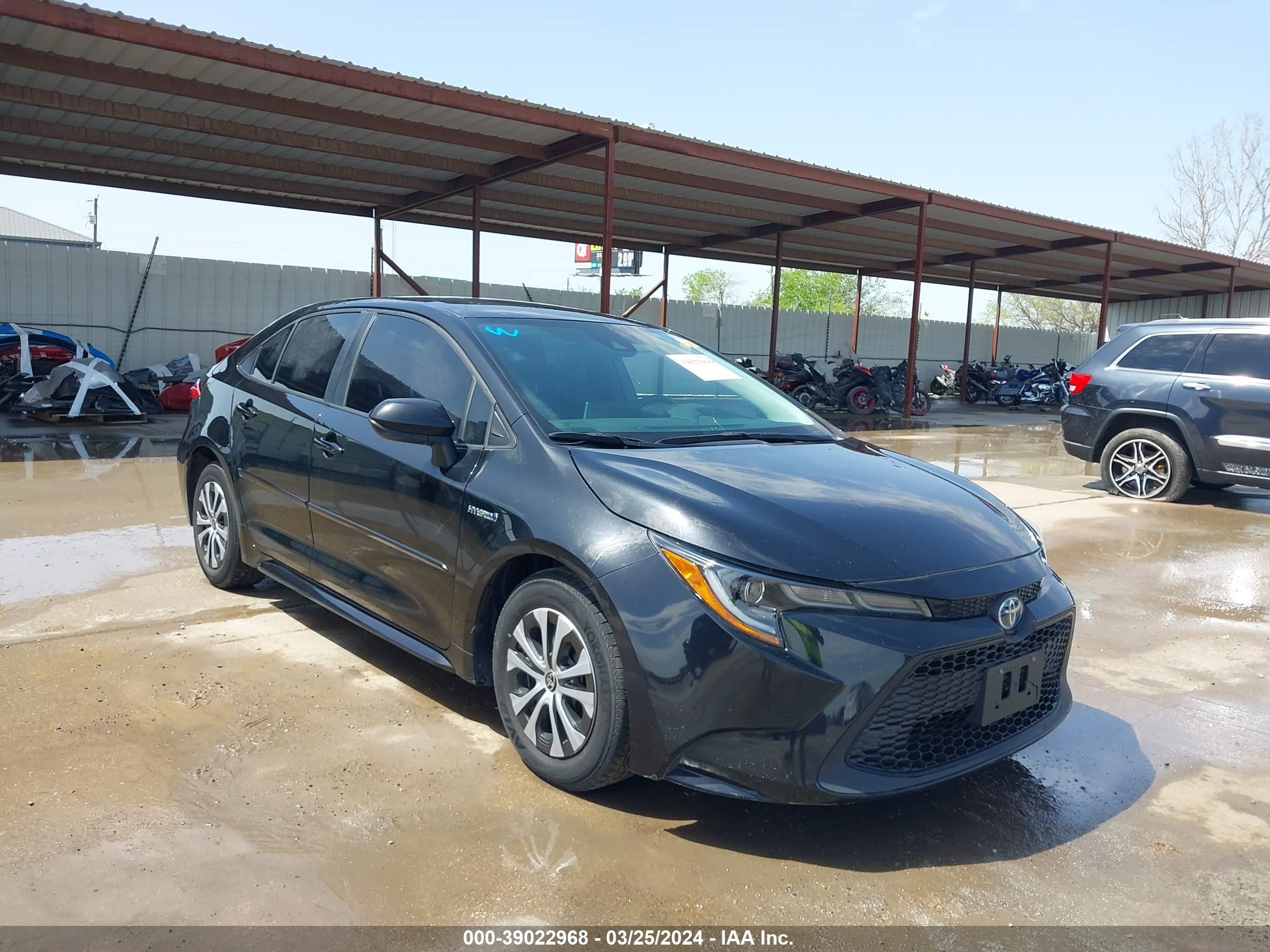 toyota corolla 2021 jtdeamde9mj016391