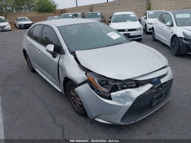 toyota corolla le 2020 jtdebrbe3lj009951