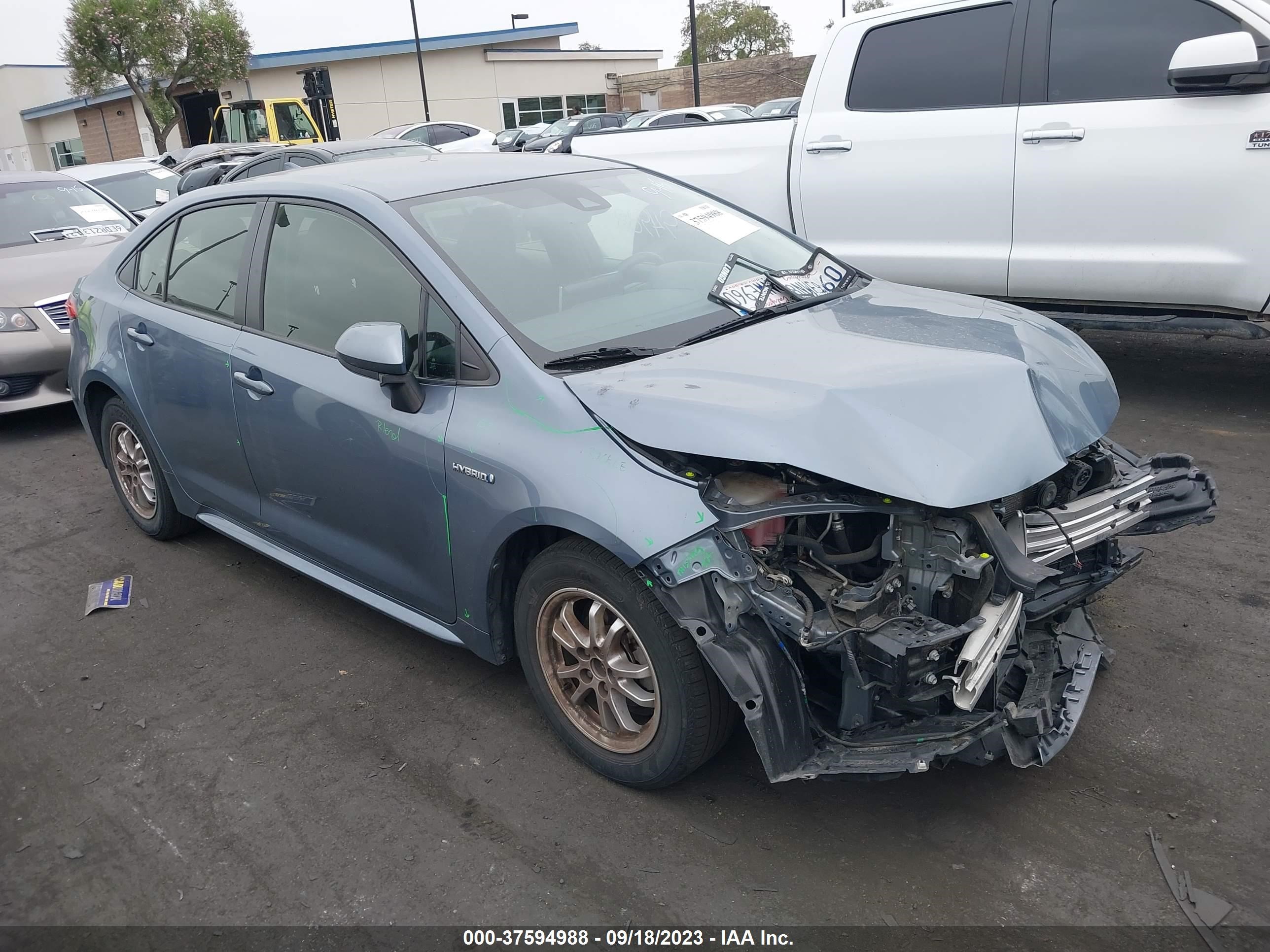 toyota corolla 2020 jtdebrbe5lj024709