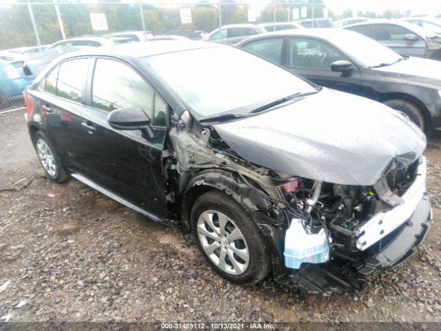 toyota corolla 2021 jtdepmae4mj120368