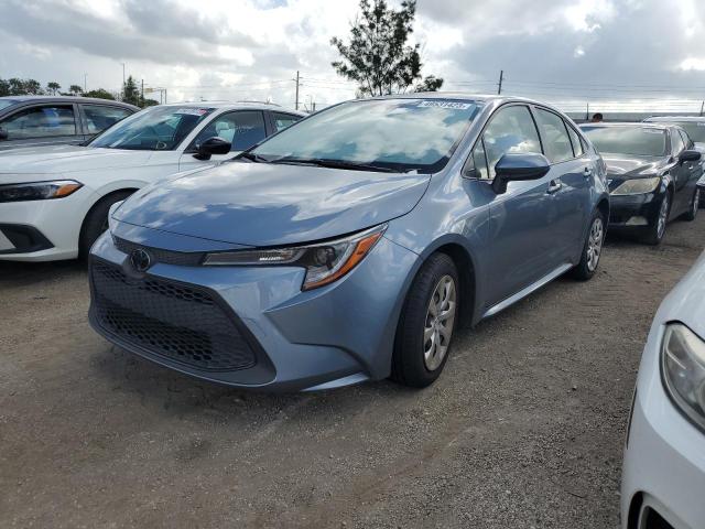 toyota corolla le 2021 jtdepmae7mj172156