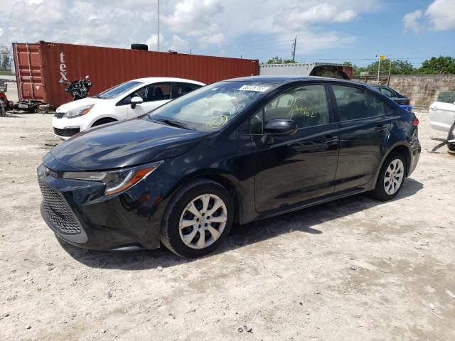 toyota corolla le 2022 jtdepmae9nj227806