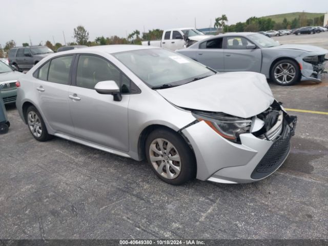 toyota corolla 2020 jtdeprae0lj064683