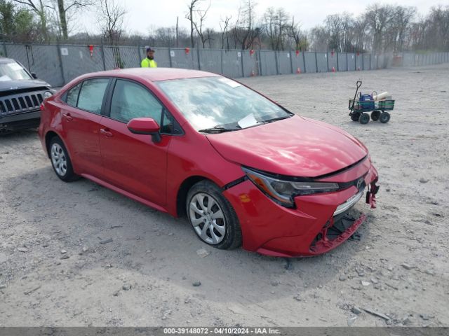 toyota corolla 2020 jtdeprae1lj020238