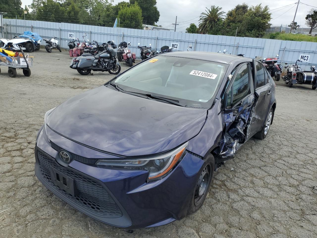 toyota corolla 2020 jtdeprae1lj070816