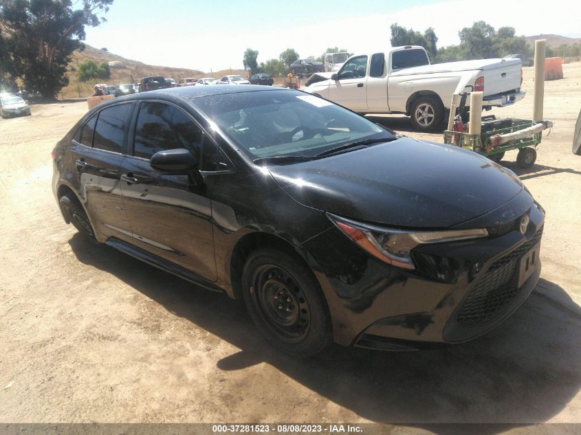 toyota corolla 2020 jtdeprae1lj090239