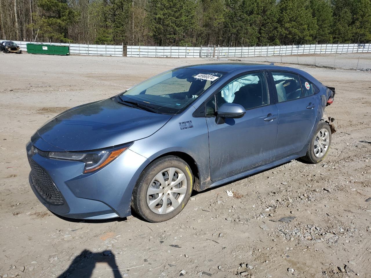 toyota corolla 2020 jtdeprae2lj011483