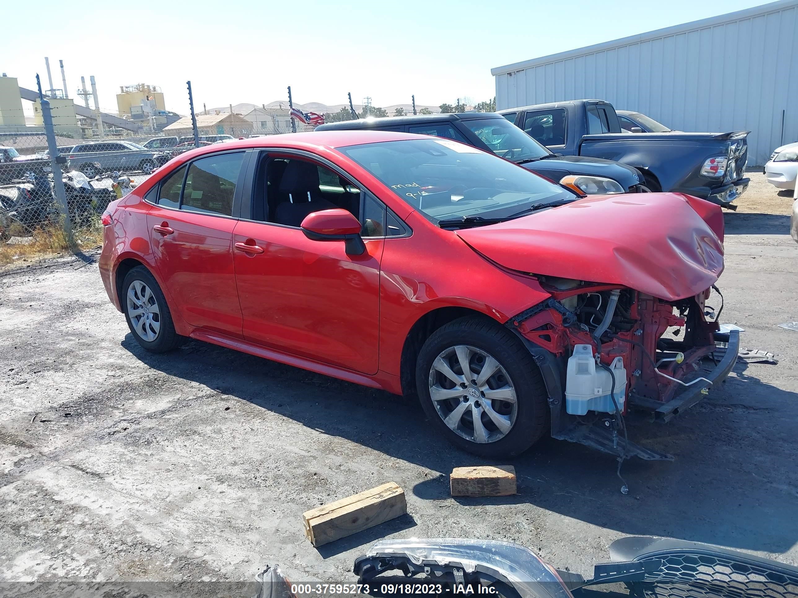 toyota corolla 2020 jtdeprae2lj032706