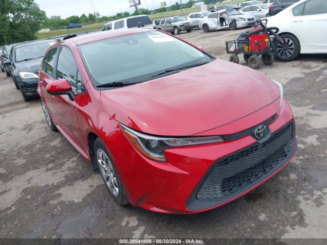 toyota corolla 2020 jtdeprae2lj084059