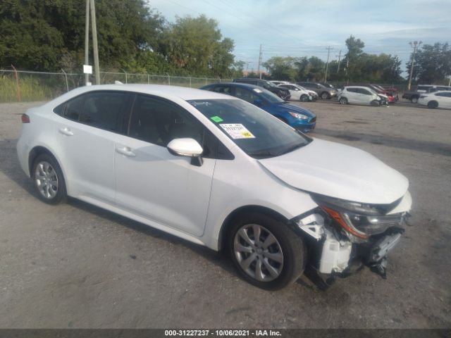 toyota corolla 2020 jtdeprae3lj018524