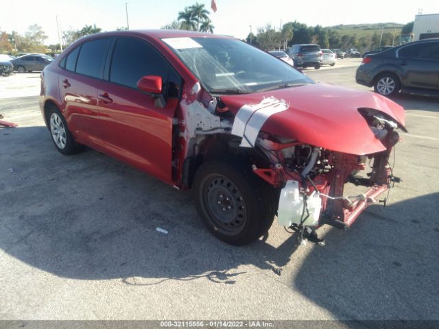 toyota corolla 2020 jtdeprae3lj107235