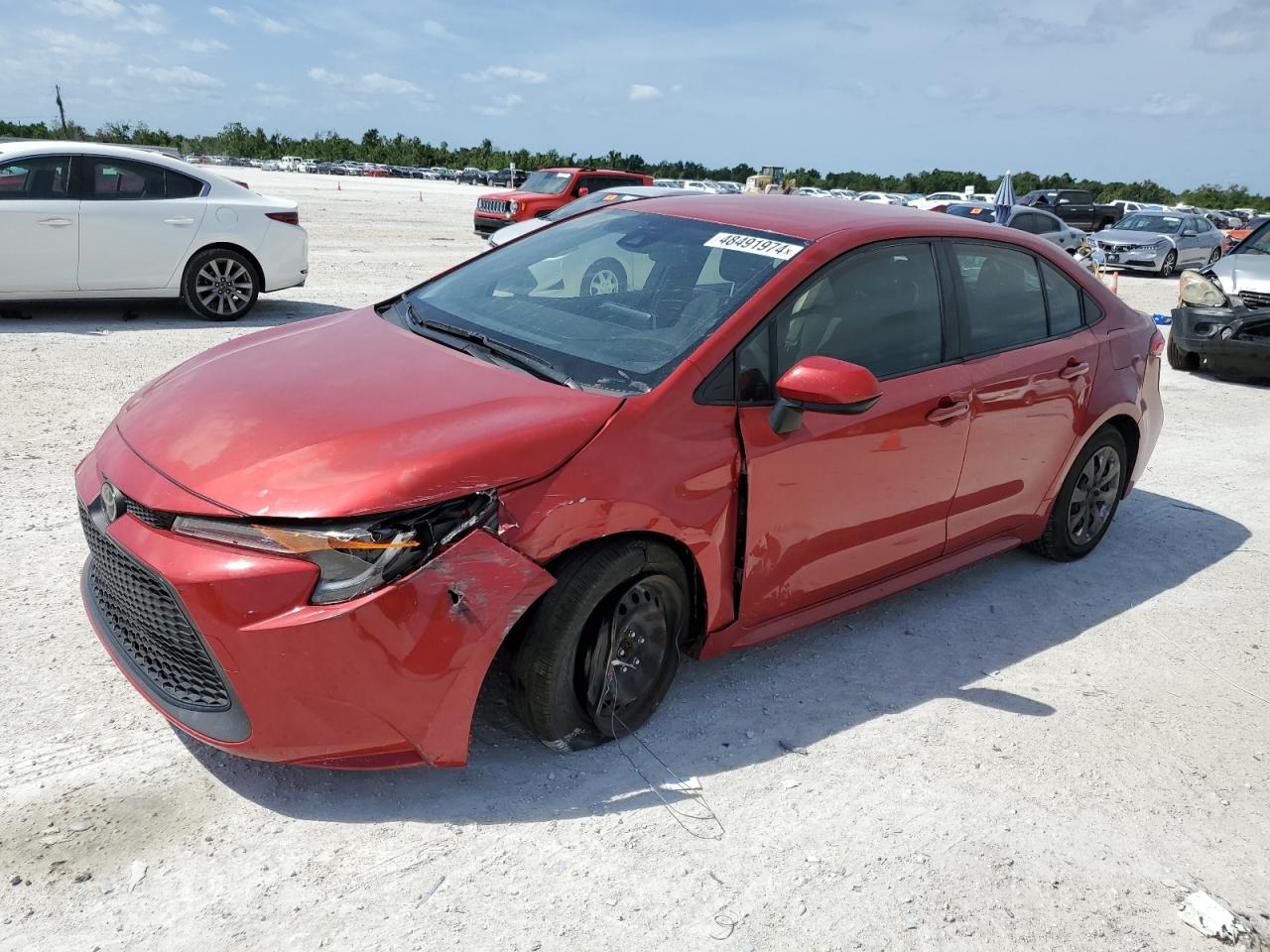 toyota corolla 2020 jtdeprae4lj038829