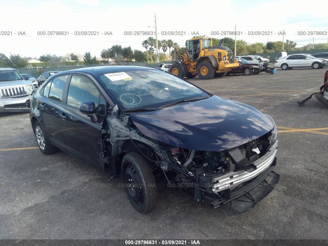 toyota corolla 2020 jtdeprae5lj106264