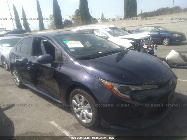 toyota corolla 2020 jtdeprae6lj009624