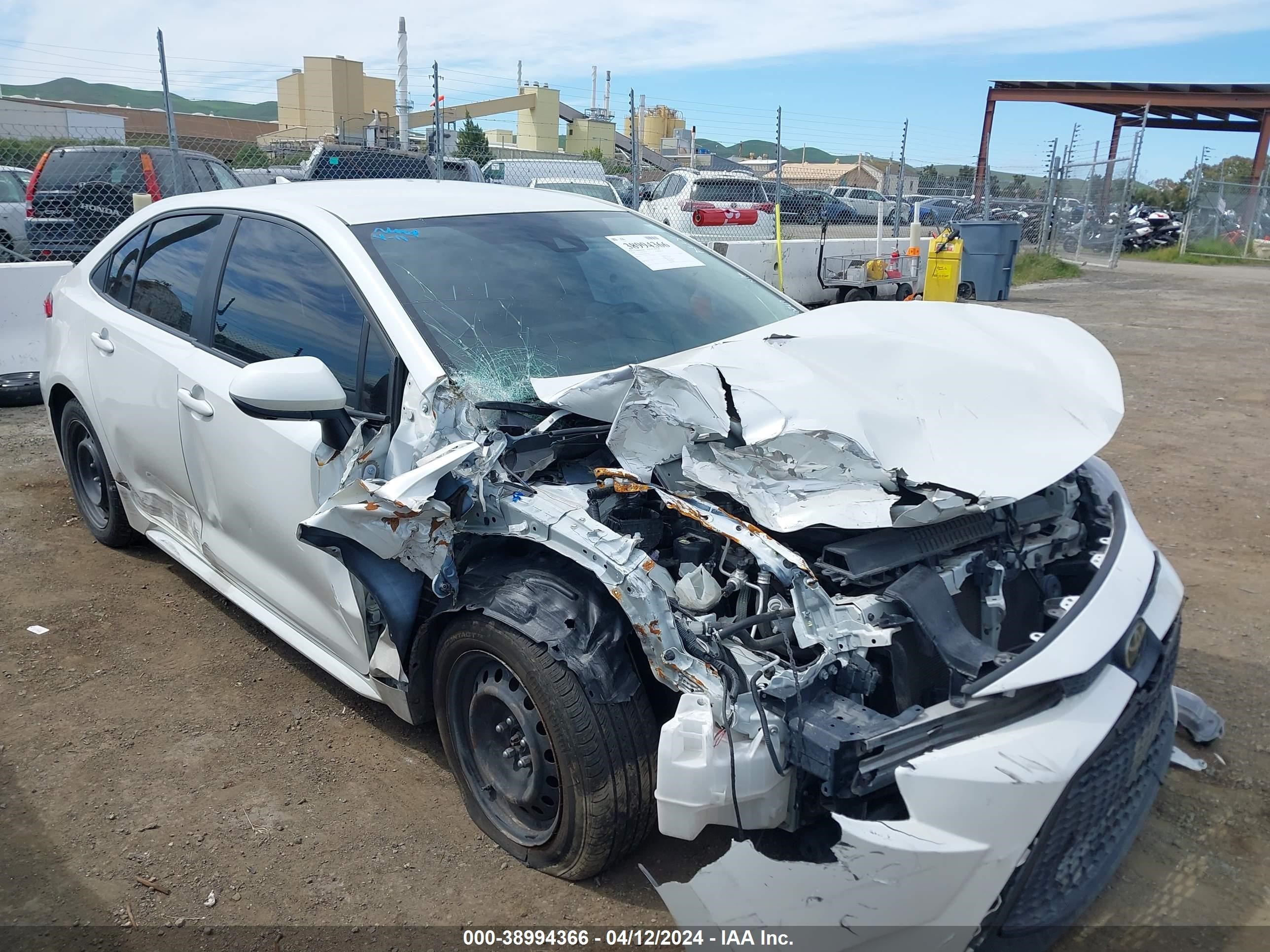 toyota corolla 2020 jtdeprae6lj010269