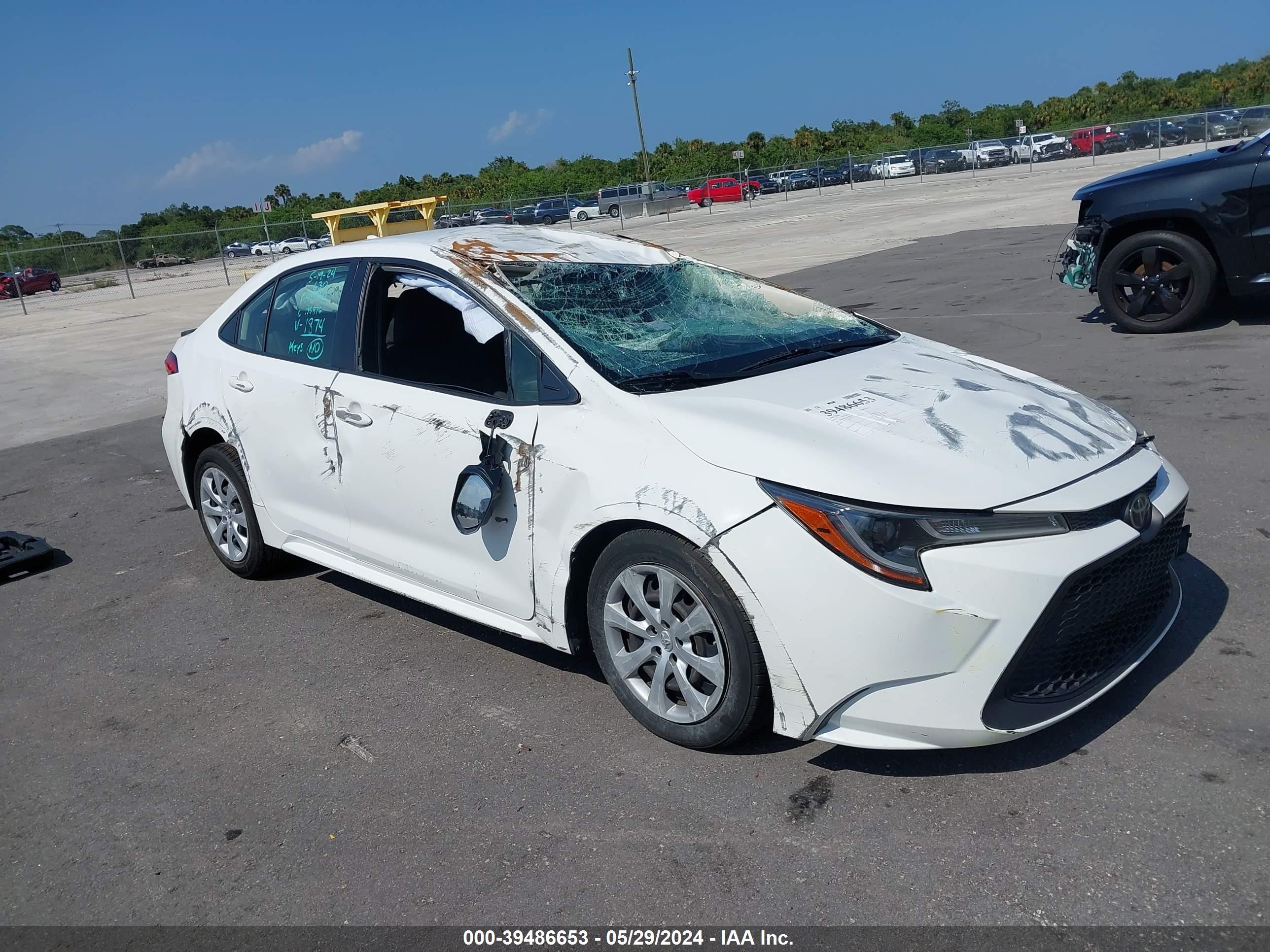 toyota corolla 2020 jtdeprae6lj011874