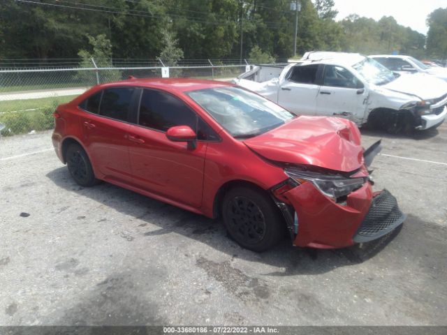 toyota corolla 2020 jtdeprae6lj013074